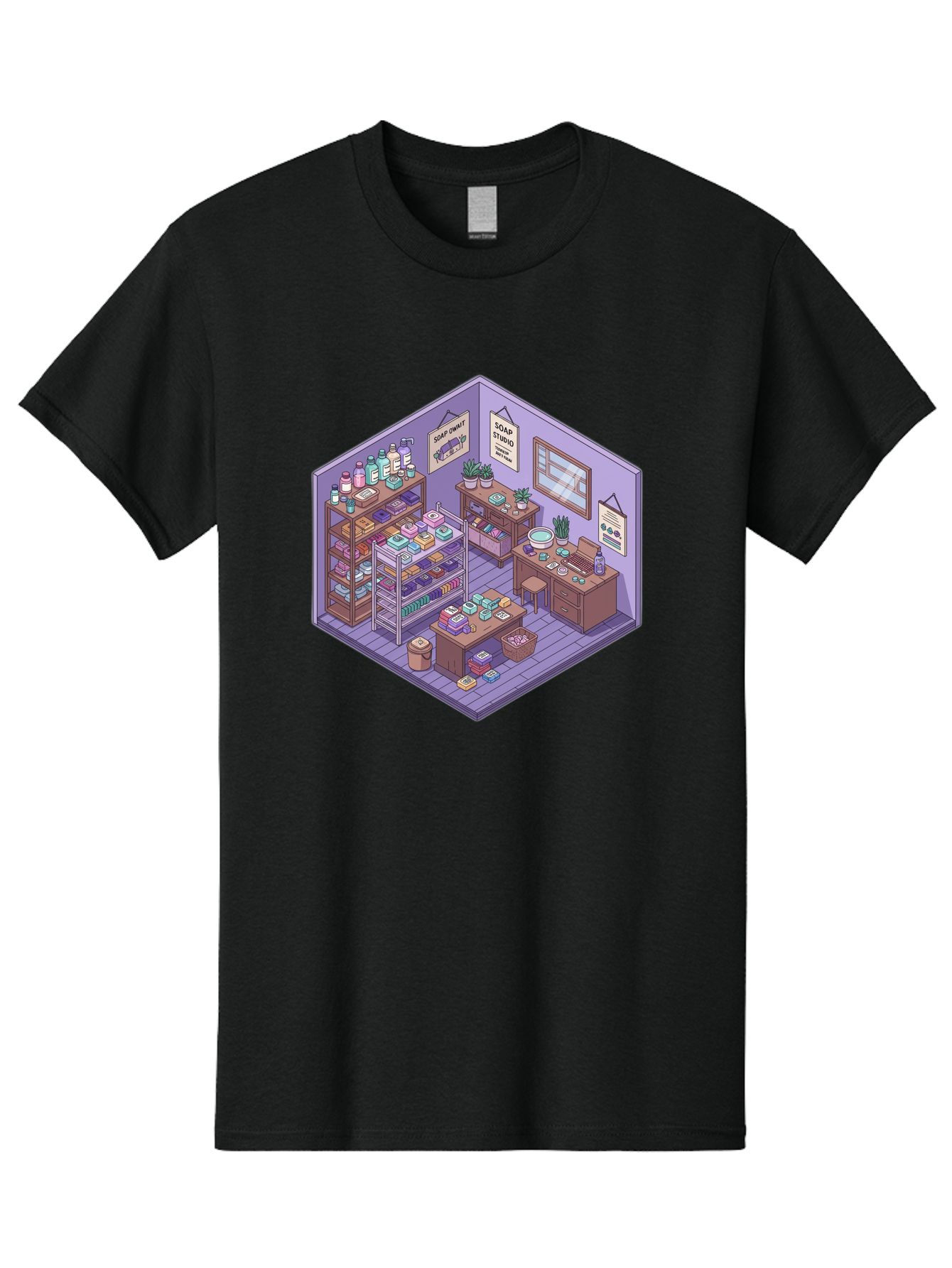 Soap-Plant-Studio Men'S Graphic Tee, 100% Cotton, Comfortable Casual Summer Wear, Machine Washable, Vintage Camera, Old Camera, Antique Camera, Black Camera, Classic Photography, Photography Equipment, Nostalgic Device, Film Camera, Camera Art Baf533