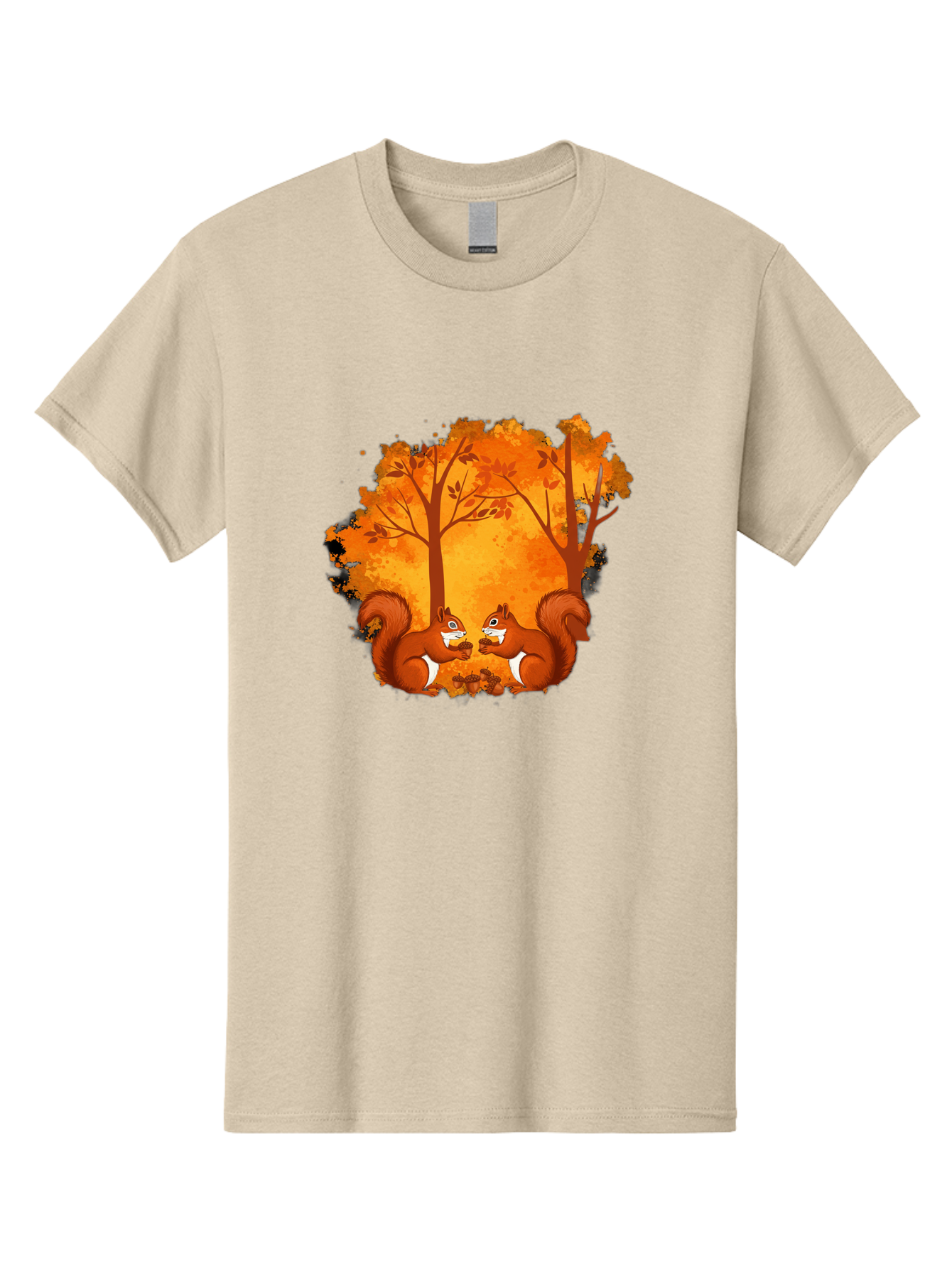 Squirrels-In-Autumn-Trees Men'S Graphic Tee, 100% Cotton, Comfortable Casual Summer Wear, Machine Washable, Vintage Camera, Old Camera, Antique Camera, Black Camera, Classic Photography, Photography Equipment, Nostalgic Device, Film Camera, Baf538