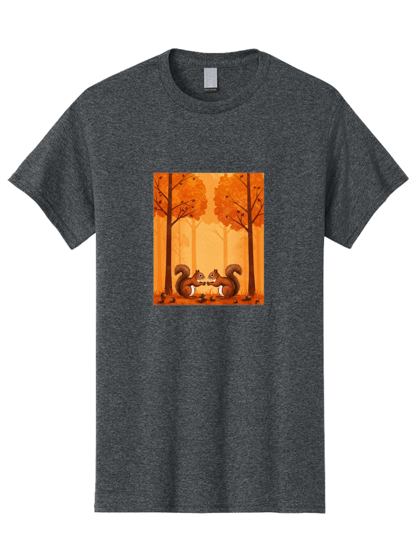Squirrels-In-Forest Men'S Graphic Tee, 100% Cotton, Comfortable Casual Summer Wear, Machine Washable, Vintage Camera, Old Camera, Antique Camera, Black Camera, Classic Photography, Photography Equipment, Nostalgic Device, Film Camera, Baf539