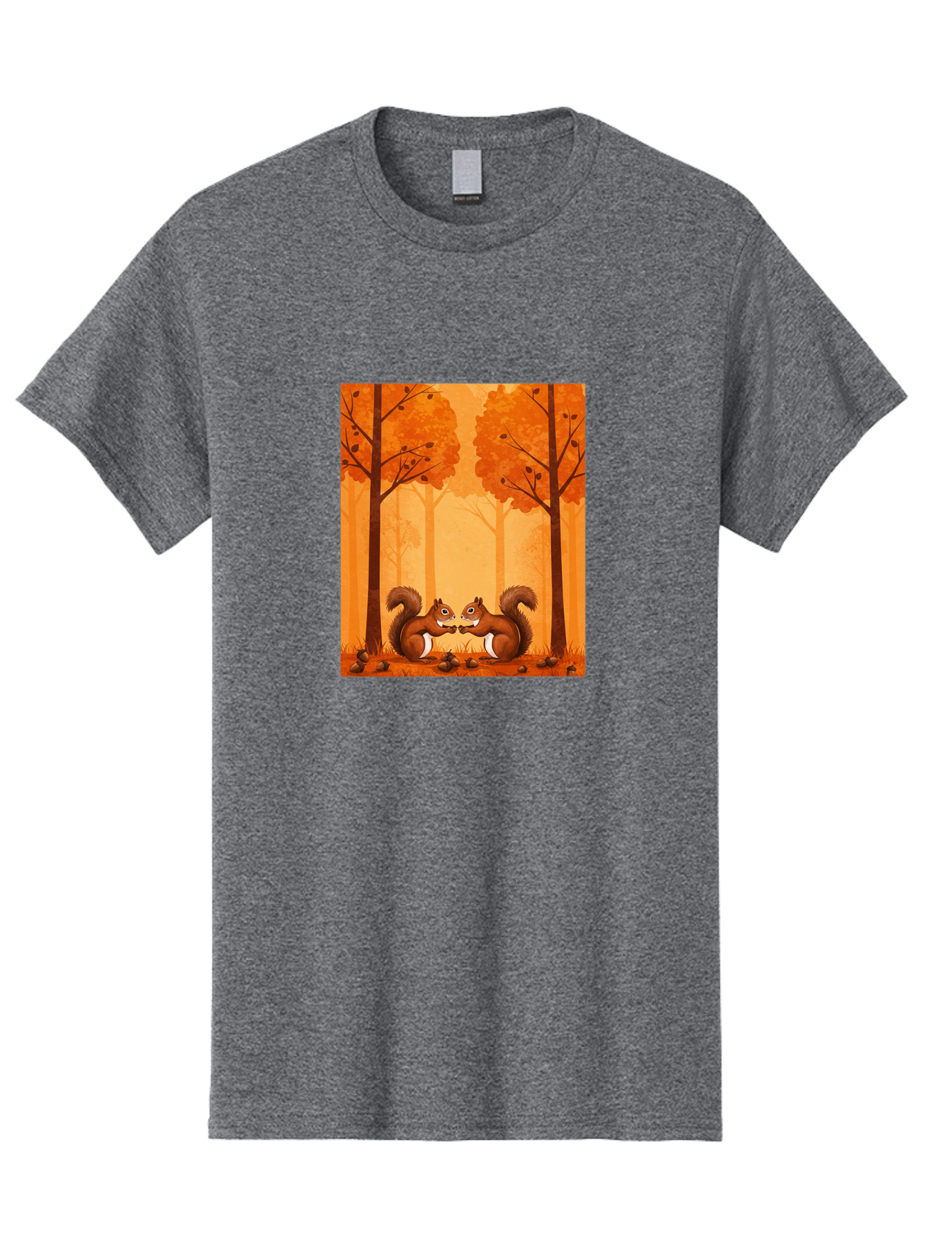 Squirrels-In-Forest Men'S Graphic Tee, 100% Cotton, Comfortable Casual Summer Wear, Machine Washable, Vintage Camera, Old Camera, Antique Camera, Black Camera, Classic Photography, Photography Equipment, Nostalgic Device, Film Camera, Baf539