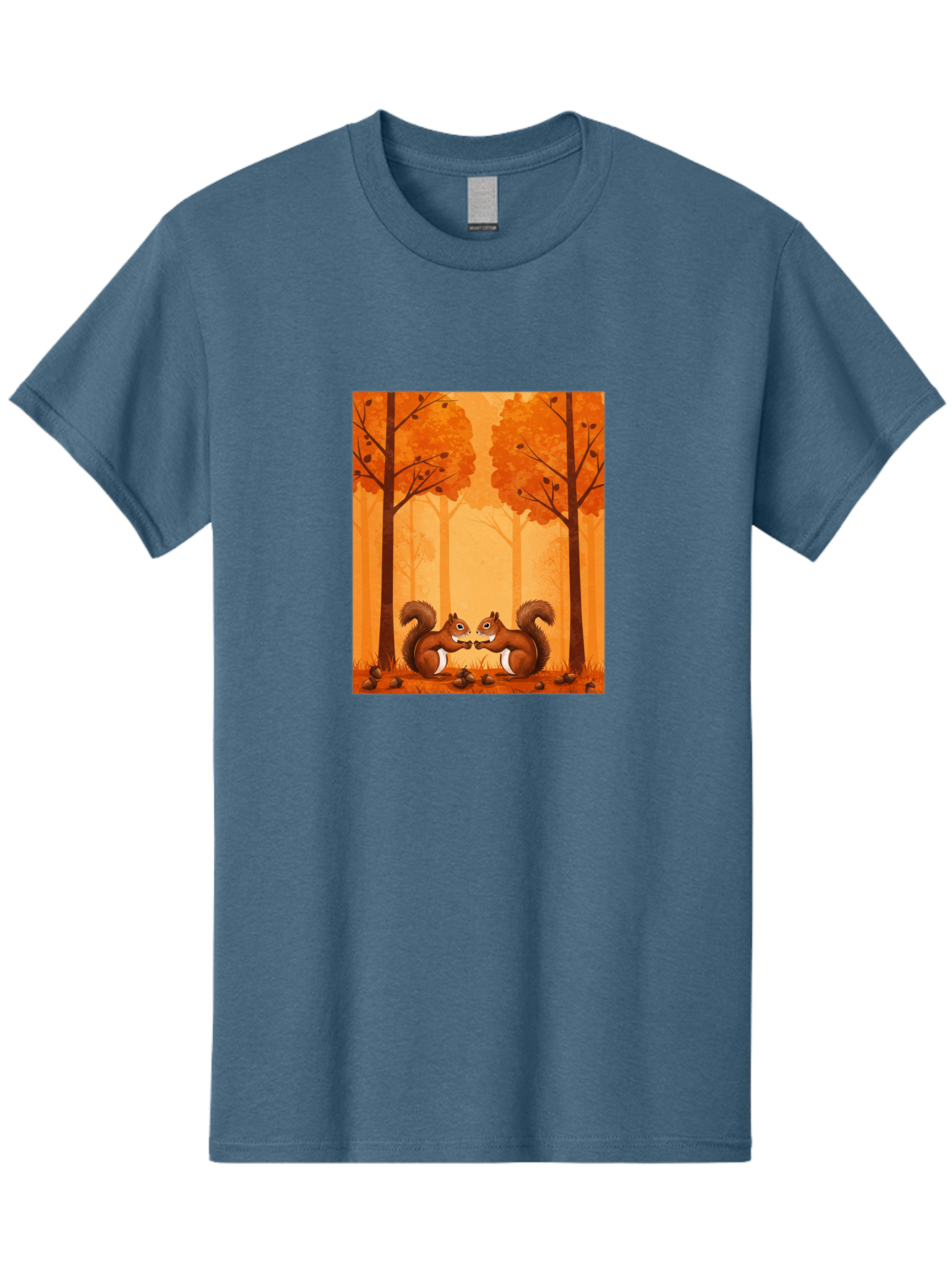 Squirrels-In-Forest Men'S Graphic Tee, 100% Cotton, Comfortable Casual Summer Wear, Machine Washable, Vintage Camera, Old Camera, Antique Camera, Black Camera, Classic Photography, Photography Equipment, Nostalgic Device, Film Camera, Baf539