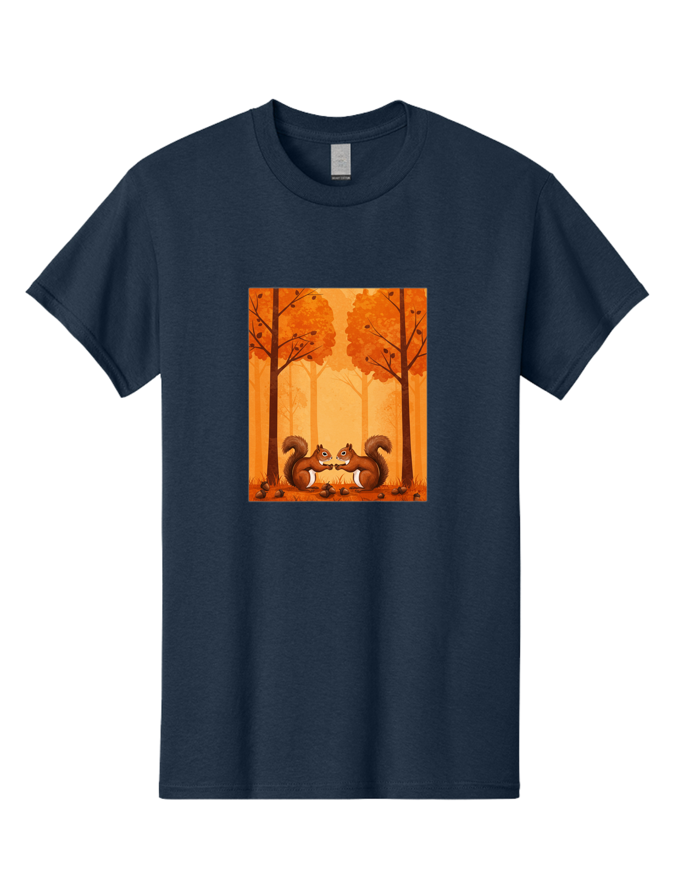 Squirrels-In-Forest Men'S Graphic Tee, 100% Cotton, Comfortable Casual Summer Wear, Machine Washable, Vintage Camera, Old Camera, Antique Camera, Black Camera, Classic Photography, Photography Equipment, Nostalgic Device, Film Camera, Baf539