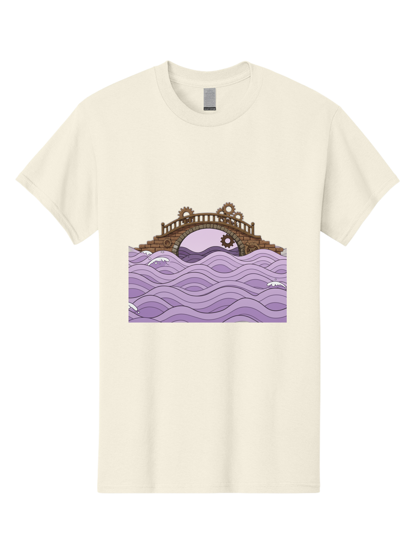 Steampunk-Bridge Men'S Graphic Tee, 100% Cotton, Comfortable Casual Summer Wear, Machine Washable, Vintage Camera, Old Camera, Antique Camera, Black Camera, Classic Photography, Photography Equipment, Nostalgic Device, Film Camera, Camera Art Baf547