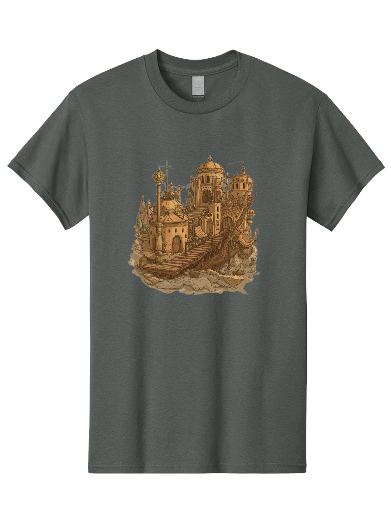 Steampunk-Castle Men'S Graphic Tee, 100% Cotton, Comfortable Casual Summer Wear, Machine Washable, Vintage Camera, Old Camera, Antique Camera, Black Camera, Classic Photography, Photography Equipment, Nostalgic Device, Film Camera, Camera Art Baf548