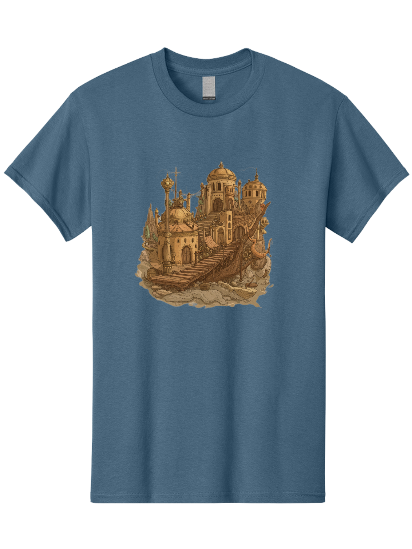 Steampunk-Castle Men'S Graphic Tee, 100% Cotton, Comfortable Casual Summer Wear, Machine Washable, Vintage Camera, Old Camera, Antique Camera, Black Camera, Classic Photography, Photography Equipment, Nostalgic Device, Film Camera, Camera Art Baf548