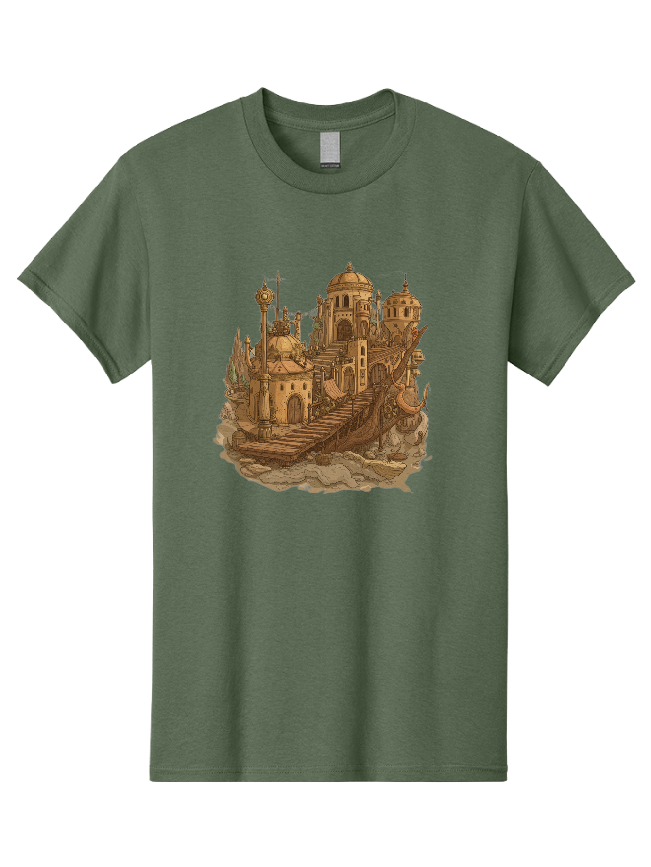 Steampunk-Castle Men'S Graphic Tee, 100% Cotton, Comfortable Casual Summer Wear, Machine Washable, Vintage Camera, Old Camera, Antique Camera, Black Camera, Classic Photography, Photography Equipment, Nostalgic Device, Film Camera, Camera Art Baf548