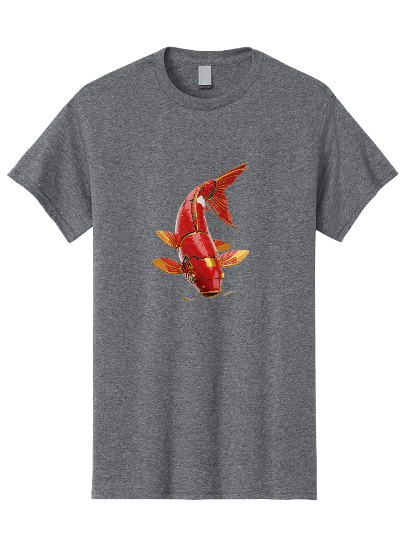 Steampunk-Koi-Fish Men'S Graphic Tee, 100% Cotton, Comfortable Casual Summer Wear, Machine Washable, Vintage Camera, Old Camera, Antique Camera, Black Camera, Classic Photography, Photography Equipment, Nostalgic Device, Film Camera, Baf549