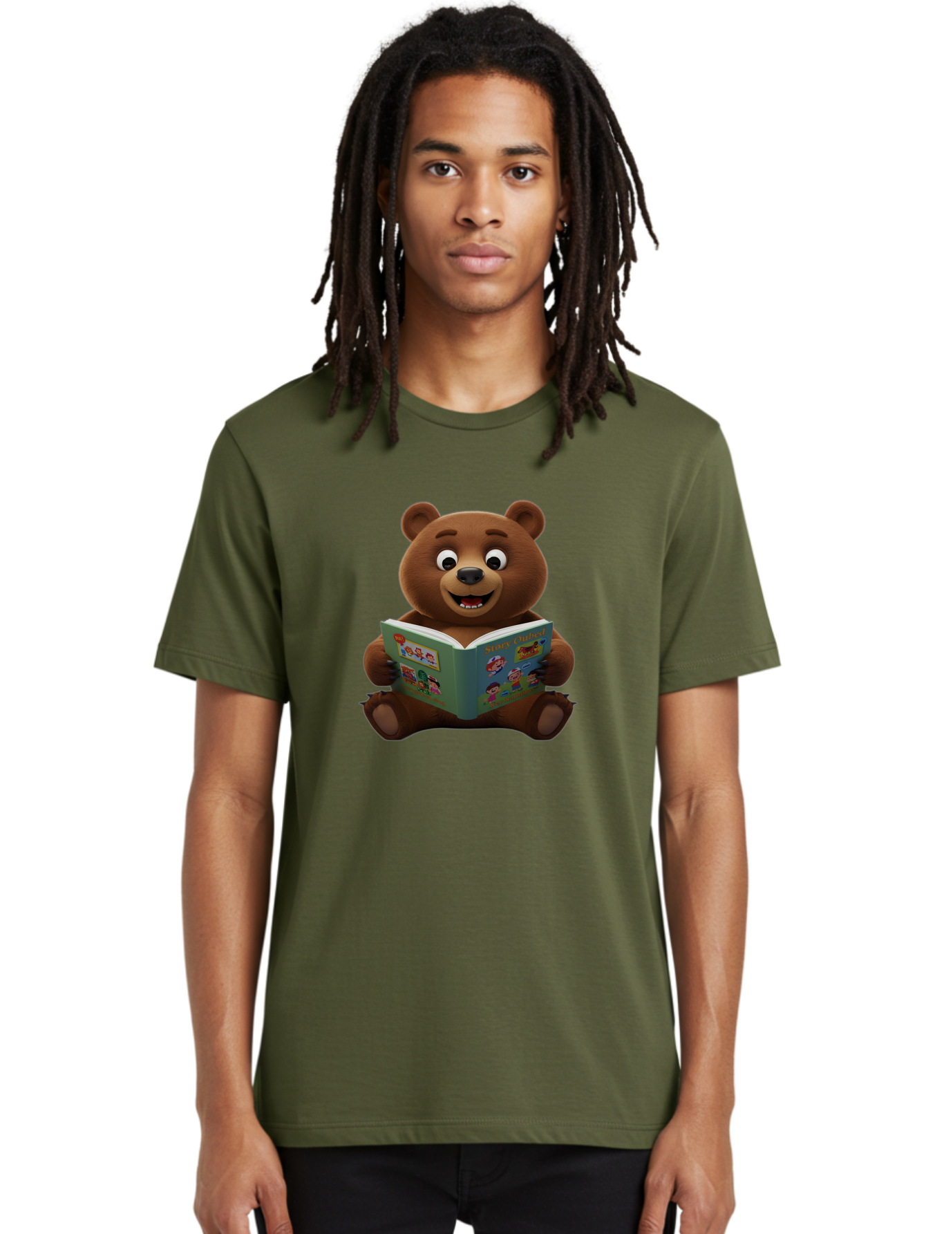 Story-Cubs-Bear Men'S Graphic Tee, 100% Cotton, Comfortable Casual Summer Wear, Machine Washable, Vintage Camera, Old Camera, Antique Camera, Black Camera, Classic Photography, Photography Equipment, Nostalgic Device, Film Camera, Camera Art Baf556