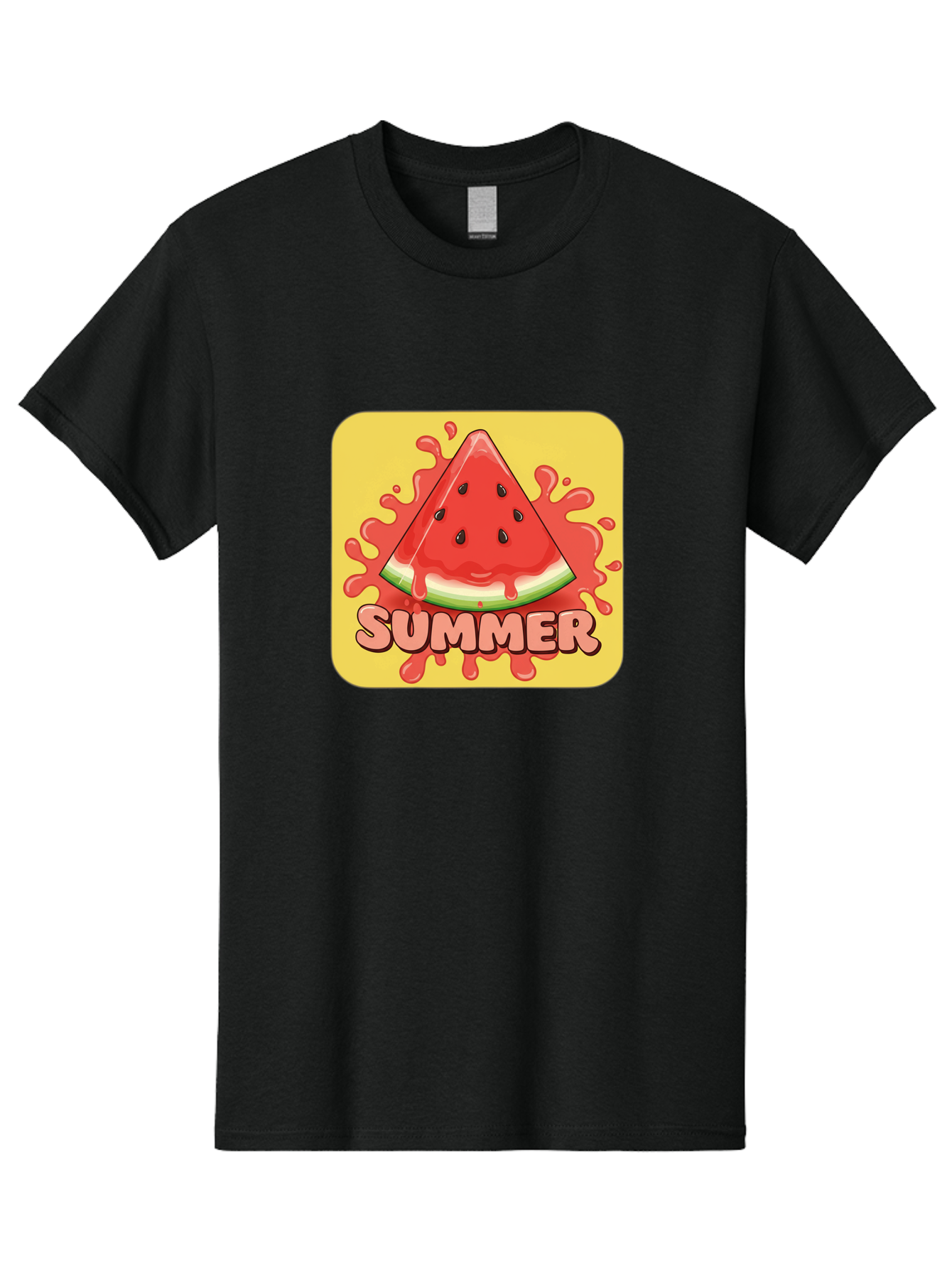 Summer-Watermelon Men'S Graphic Tee, 100% Cotton, Comfortable Casual Summer Wear, Machine Washable, Vintage Camera, Old Camera, Antique Camera, Black Camera, Classic Photography, Photography Equipment, Nostalgic Device, Film Camera, Camera Art Baf557