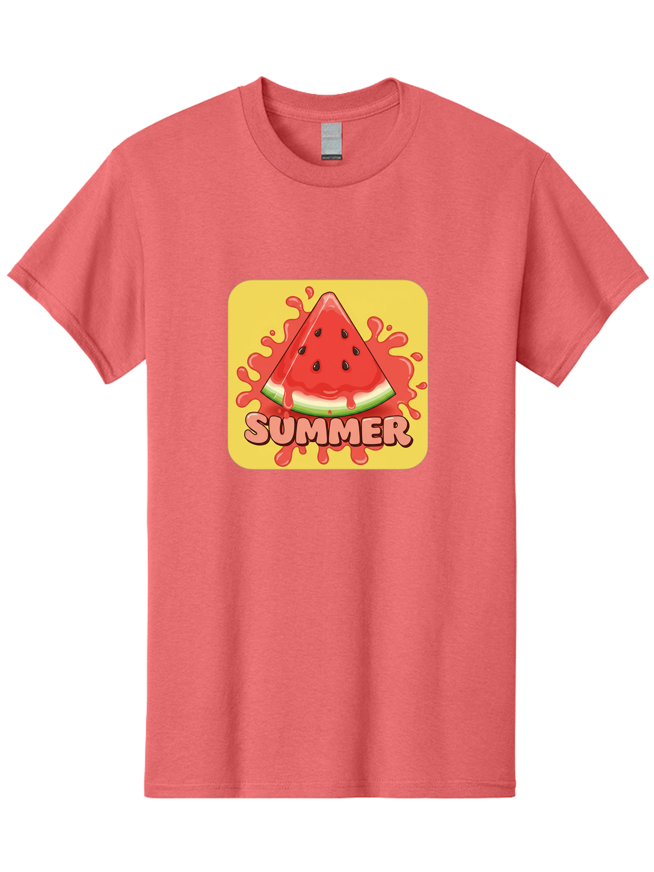 Summer-Watermelon Men'S Graphic Tee, 100% Cotton, Comfortable Casual Summer Wear, Machine Washable, Vintage Camera, Old Camera, Antique Camera, Black Camera, Classic Photography, Photography Equipment, Nostalgic Device, Film Camera, Camera Art Baf557