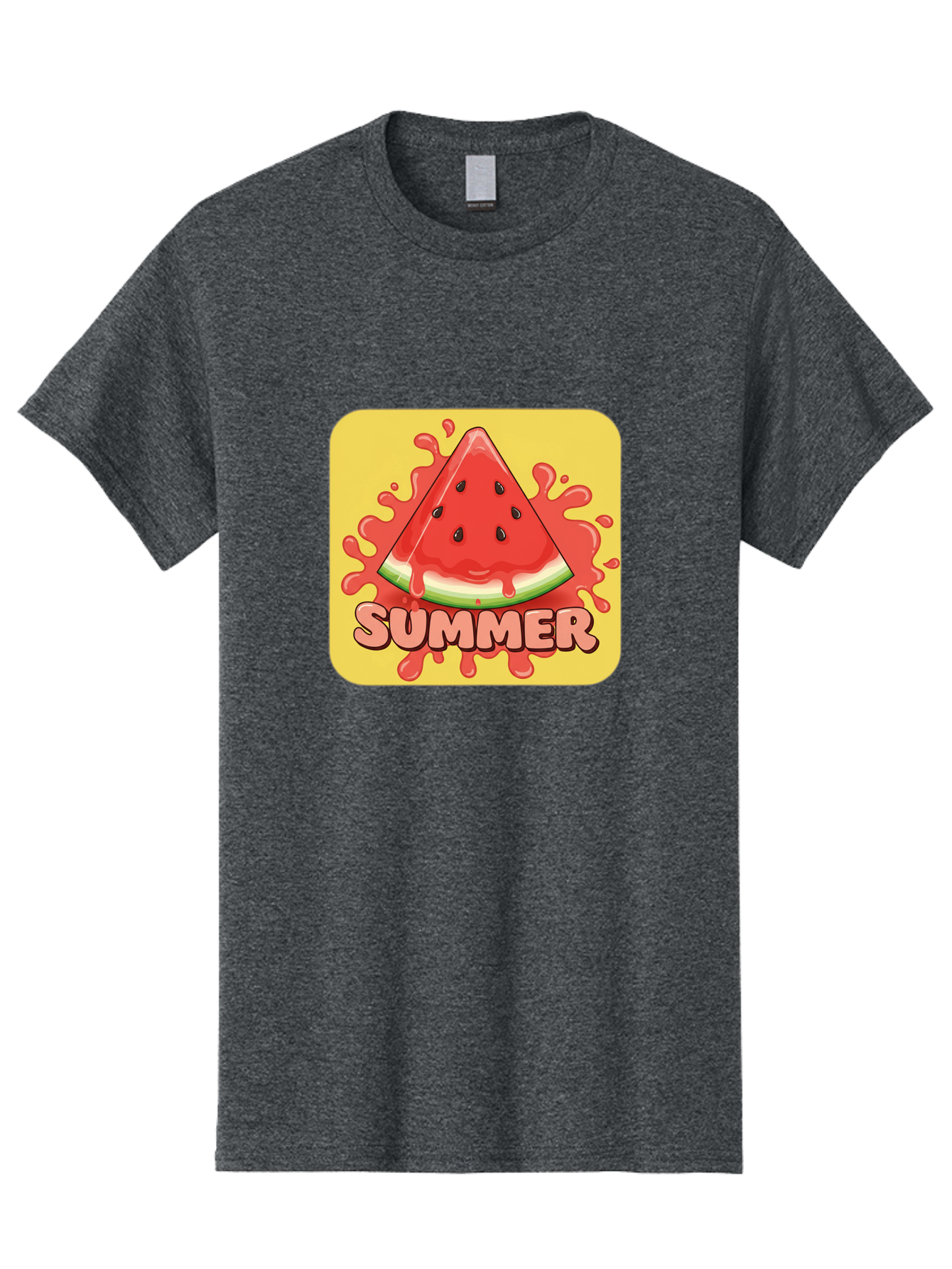 Summer-Watermelon Men'S Graphic Tee, 100% Cotton, Comfortable Casual Summer Wear, Machine Washable, Vintage Camera, Old Camera, Antique Camera, Black Camera, Classic Photography, Photography Equipment, Nostalgic Device, Film Camera, Camera Art Baf557