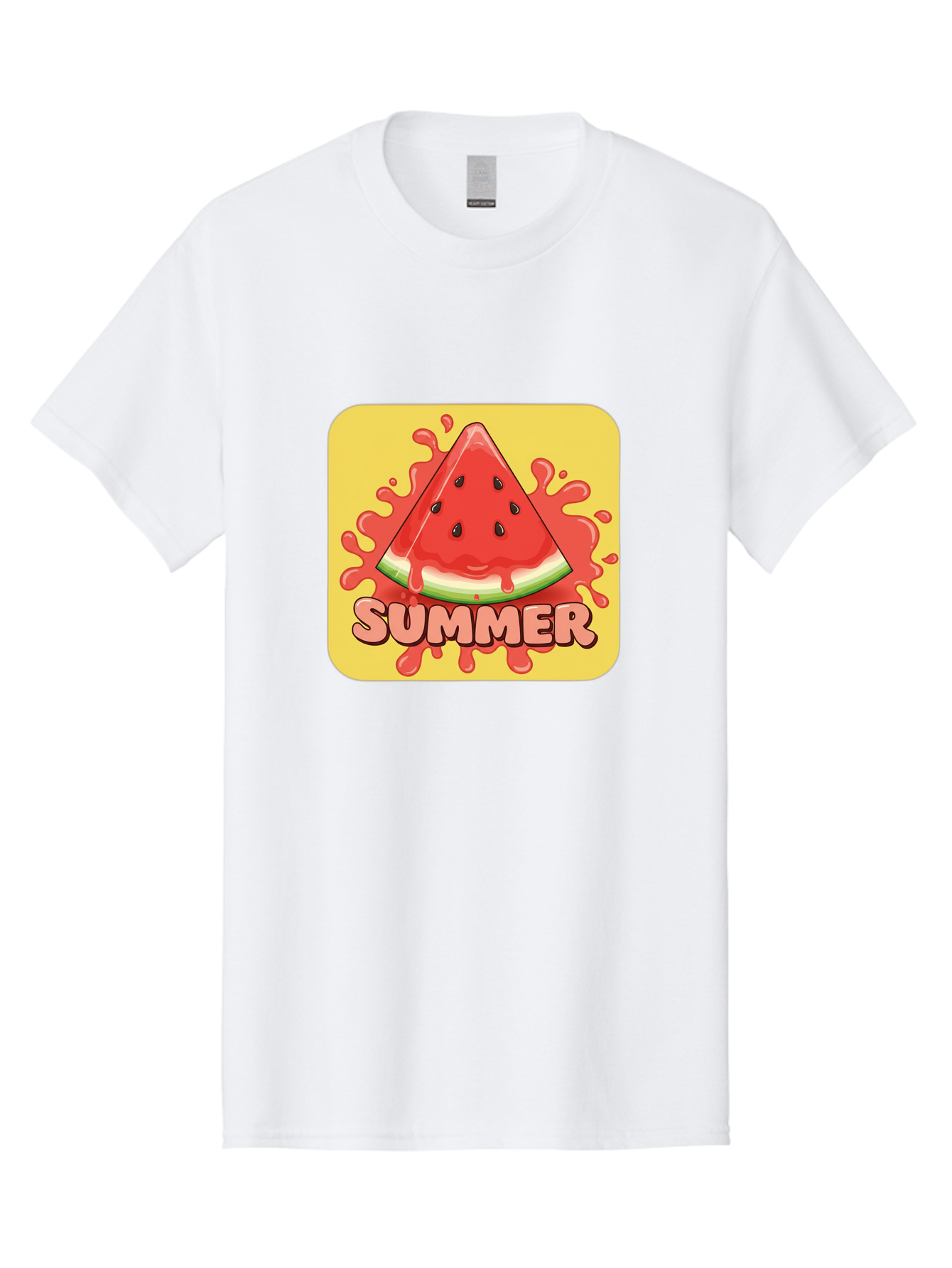 Summer-Watermelon Men'S Graphic Tee, 100% Cotton, Comfortable Casual Summer Wear, Machine Washable, Vintage Camera, Old Camera, Antique Camera, Black Camera, Classic Photography, Photography Equipment, Nostalgic Device, Film Camera, Camera Art Baf557
