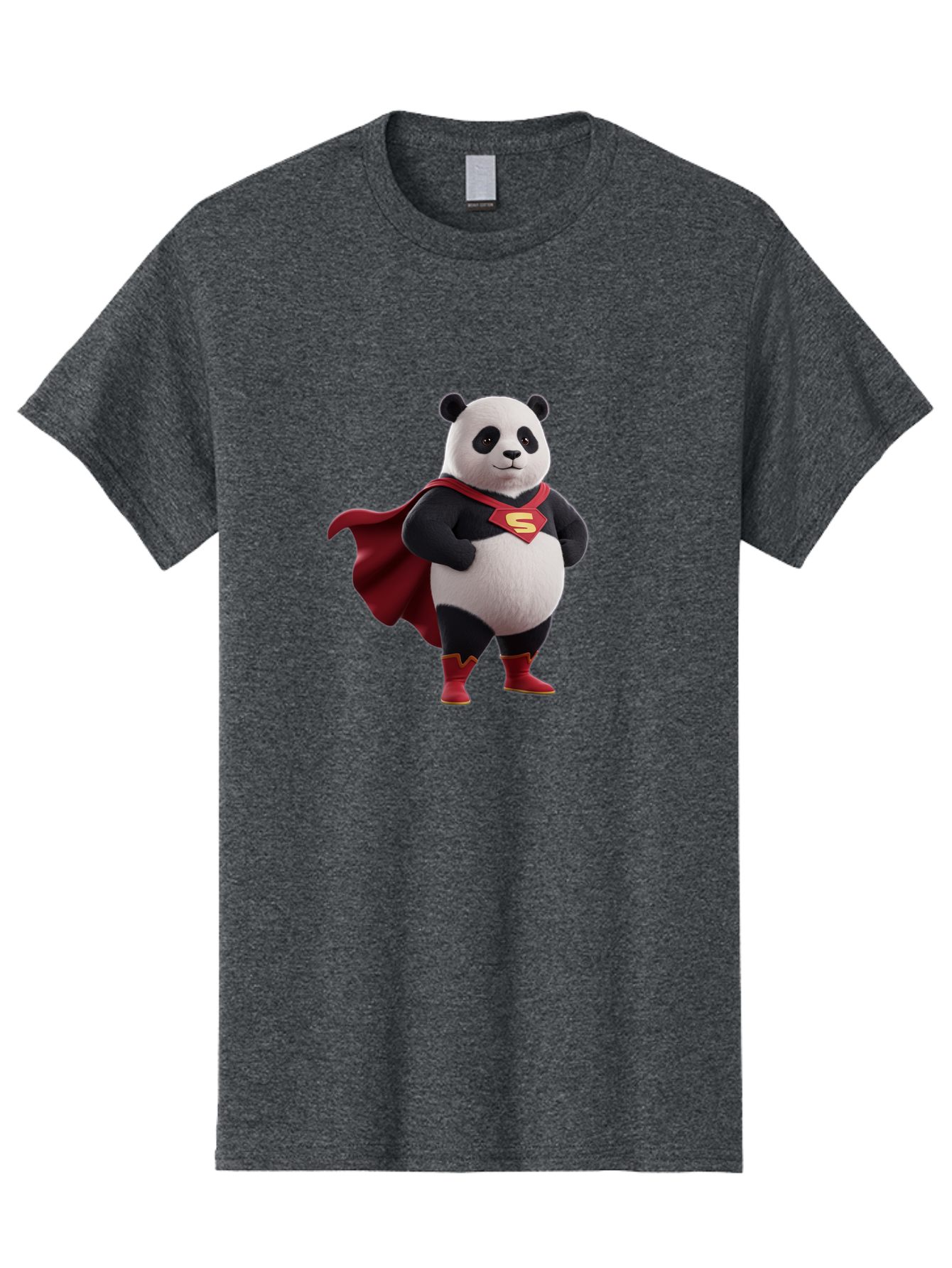 Superman-Panda Men'S Graphic Tee, 100% Cotton, Comfortable Casual Summer Wear, Machine Washable, Vintage Camera, Old Camera, Antique Camera, Black Camera, Classic Photography, Photography Equipment, Nostalgic Device, Film Camera, Camera Art Baf558