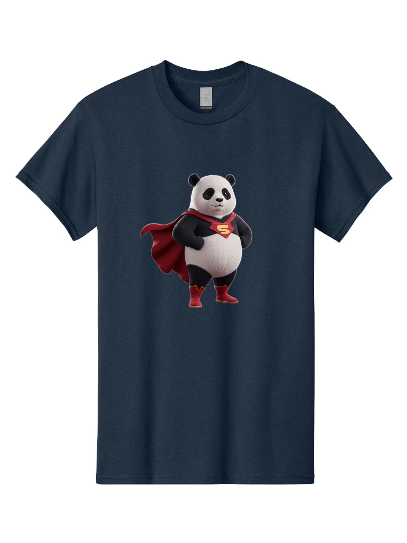 Superman-Panda Men'S Graphic Tee, 100% Cotton, Comfortable Casual Summer Wear, Machine Washable, Vintage Camera, Old Camera, Antique Camera, Black Camera, Classic Photography, Photography Equipment, Nostalgic Device, Film Camera, Camera Art Baf558