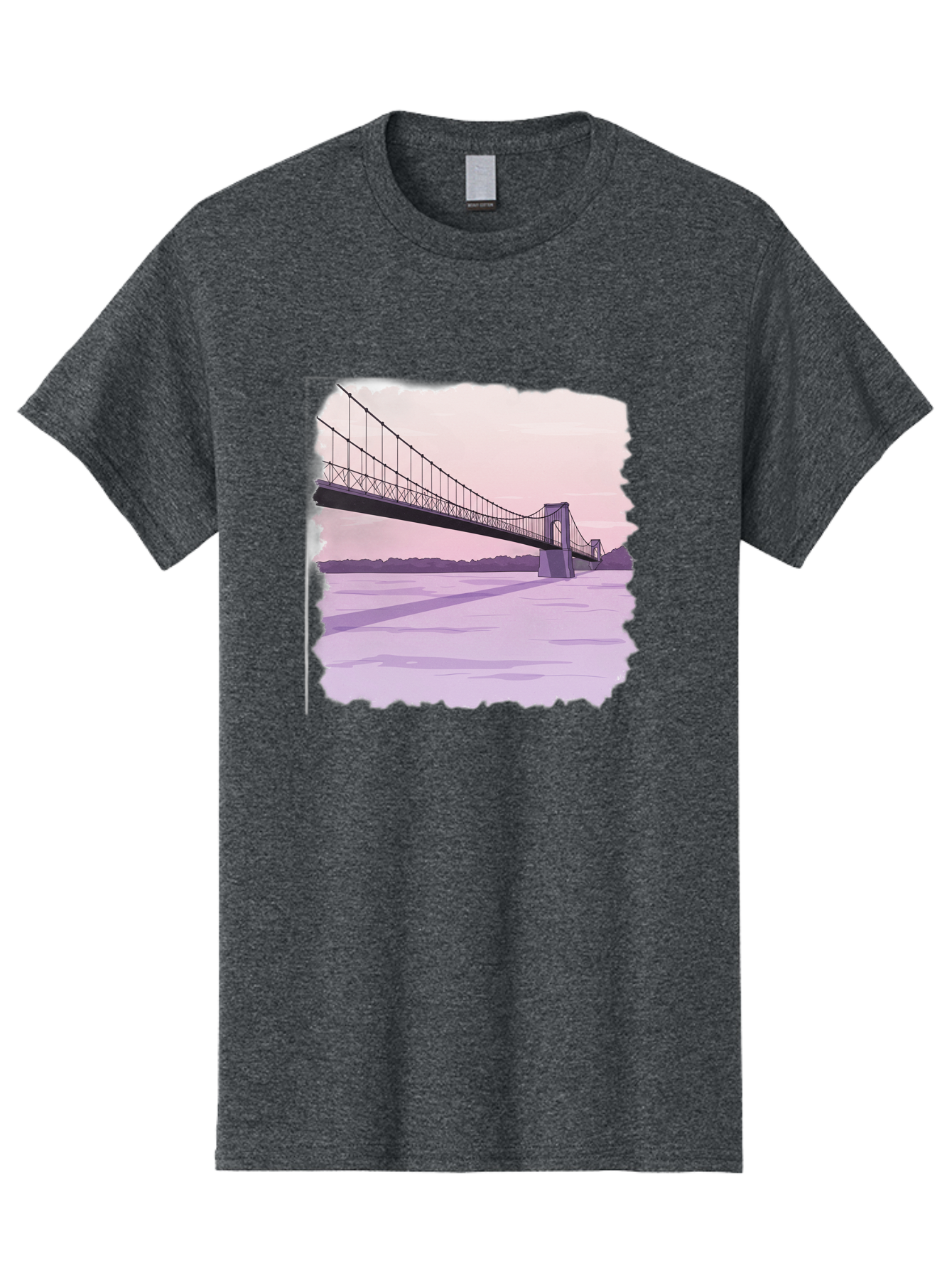 Suspension-Bridge-2 Men'S Graphic Tee, 100% Cotton, Comfortable Casual Summer Wear, Machine Washable, Vintage Camera, Old Camera, Antique Camera, Black Camera, Classic Photography, Photography Equipment, Nostalgic Device, Film Camera, Baf560