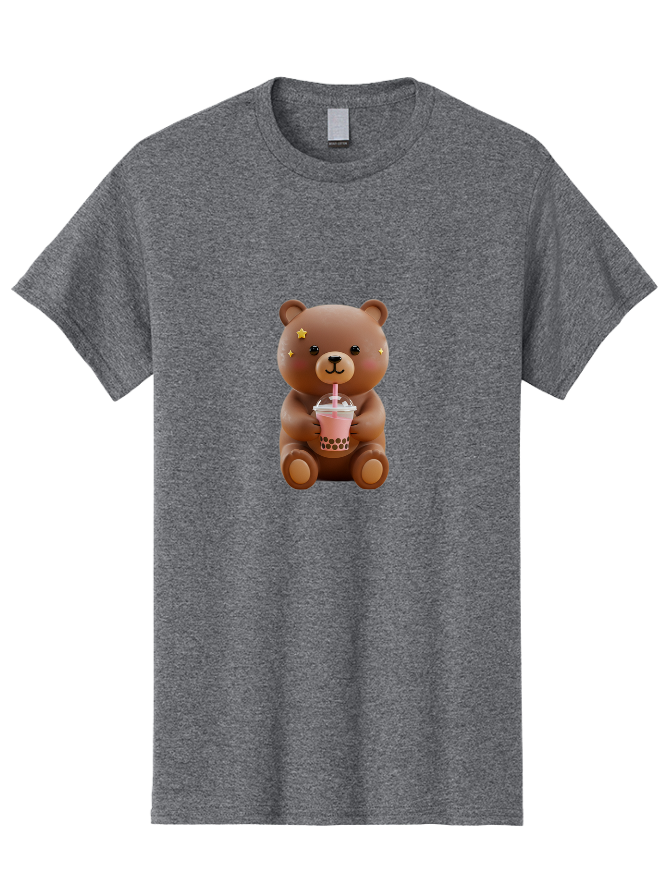 Teddy-Bear-With-Bubble-Tea Men'S Graphic Tee, 100% Cotton, Comfortable Casual Summer Wear, Machine Washable, Vintage Camera, Old Camera, Antique Camera, Black Camera, Classic Photography, Photography Equipment, Nostalgic Device, Film Camera, Baf573