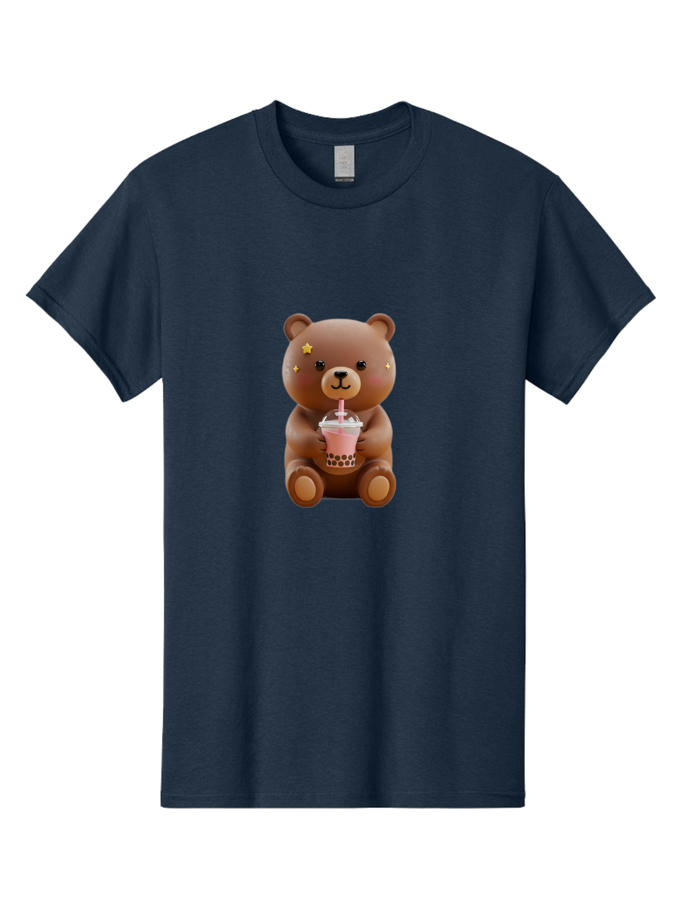 Teddy-Bear-With-Bubble-Tea Men'S Graphic Tee, 100% Cotton, Comfortable Casual Summer Wear, Machine Washable, Vintage Camera, Old Camera, Antique Camera, Black Camera, Classic Photography, Photography Equipment, Nostalgic Device, Film Camera, Baf573