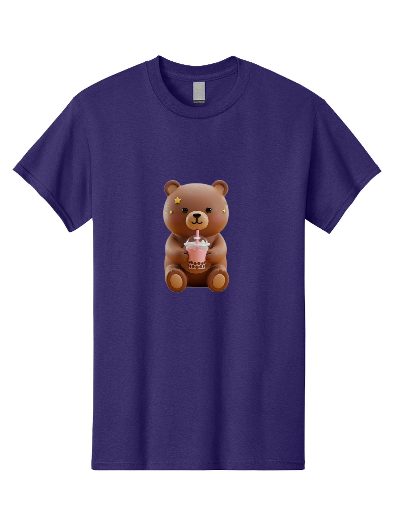 Teddy-Bear-With-Bubble-Tea Men'S Graphic Tee, 100% Cotton, Comfortable Casual Summer Wear, Machine Washable, Vintage Camera, Old Camera, Antique Camera, Black Camera, Classic Photography, Photography Equipment, Nostalgic Device, Film Camera, Baf573