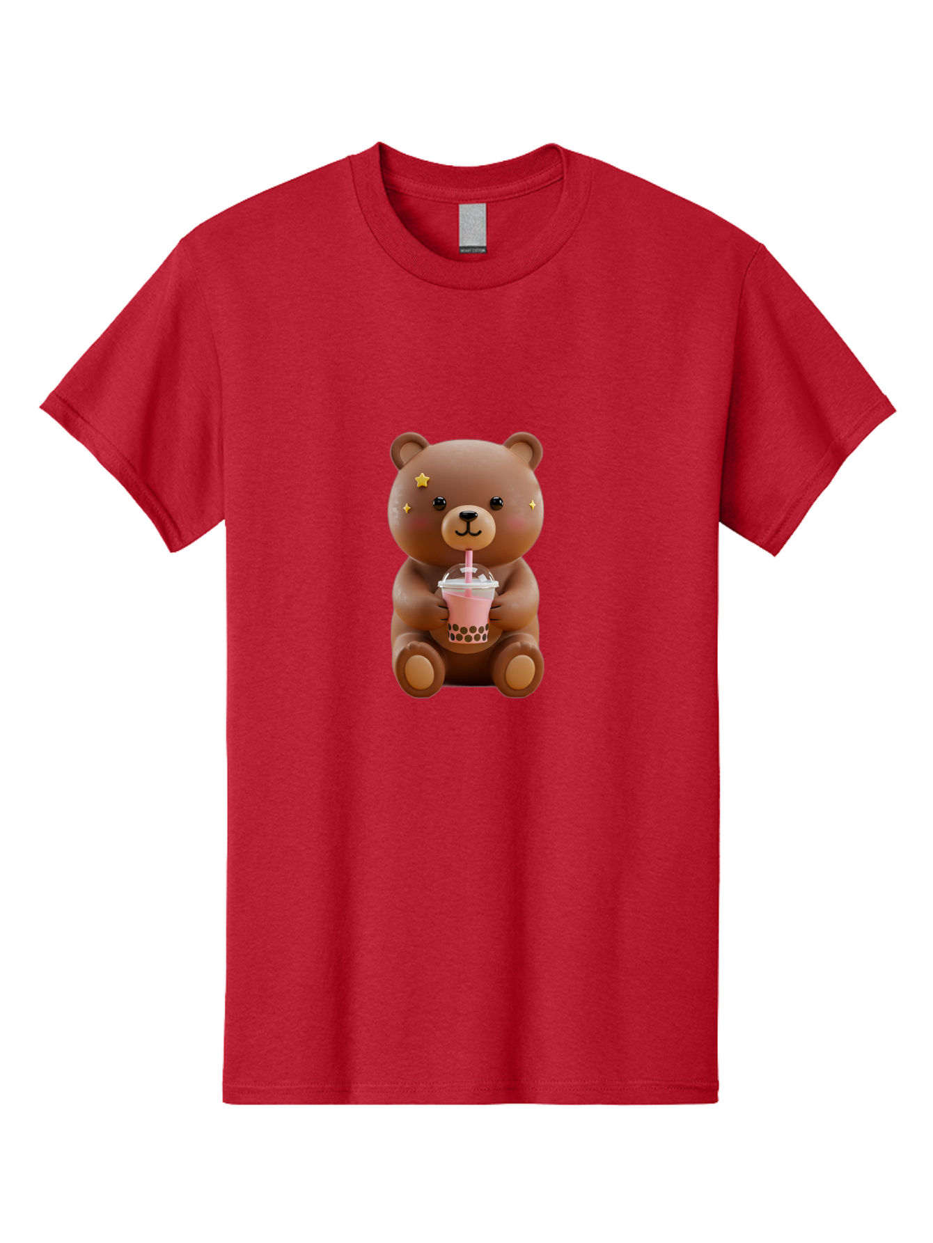 Teddy-Bear-With-Bubble-Tea Men'S Graphic Tee, 100% Cotton, Comfortable Casual Summer Wear, Machine Washable, Vintage Camera, Old Camera, Antique Camera, Black Camera, Classic Photography, Photography Equipment, Nostalgic Device, Film Camera, Baf573
