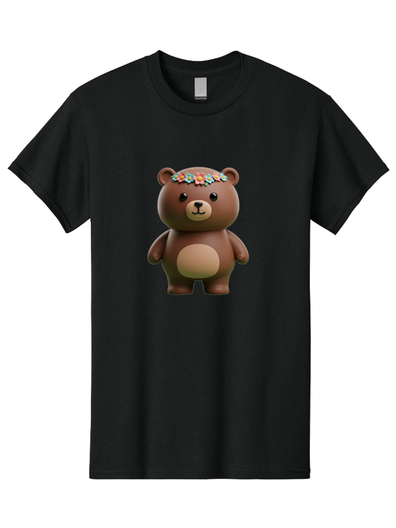 Teddy-Bear-With-Flowers Men'S Graphic Tee, 100% Cotton, Comfortable Casual Summer Wear, Machine Washable, Vintage Camera, Old Camera, Antique Camera, Black Camera, Classic Photography, Photography Equipment, Nostalgic Device, Film Camera, Baf574