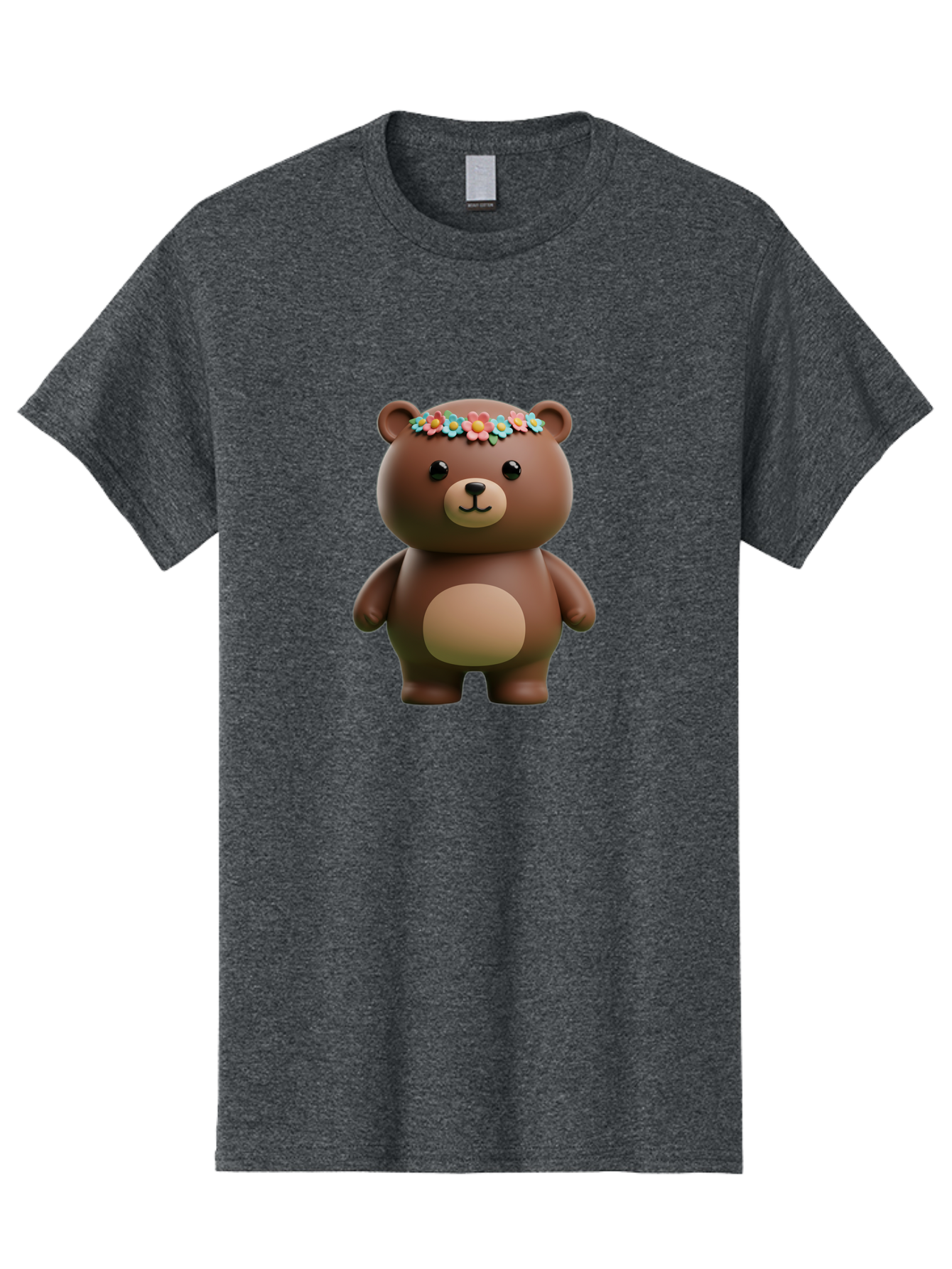 Teddy-Bear-With-Flowers Men'S Graphic Tee, 100% Cotton, Comfortable Casual Summer Wear, Machine Washable, Vintage Camera, Old Camera, Antique Camera, Black Camera, Classic Photography, Photography Equipment, Nostalgic Device, Film Camera, Baf574
