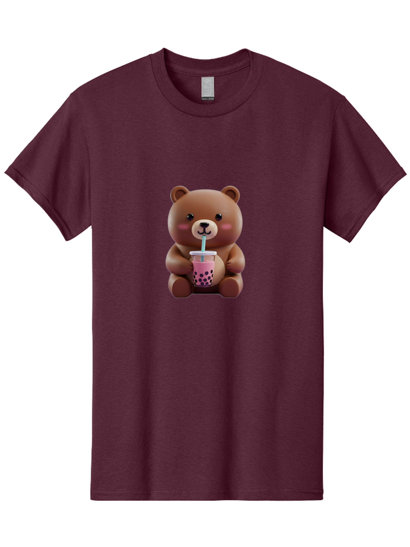 Teddy-Drinking-Boba Men'S Graphic Tee, 100% Cotton, Comfortable Casual Summer Wear, Machine Washable, Vintage Camera, Old Camera, Antique Camera, Black Camera, Classic Photography, Photography Equipment, Nostalgic Device, Film Camera, Baf583