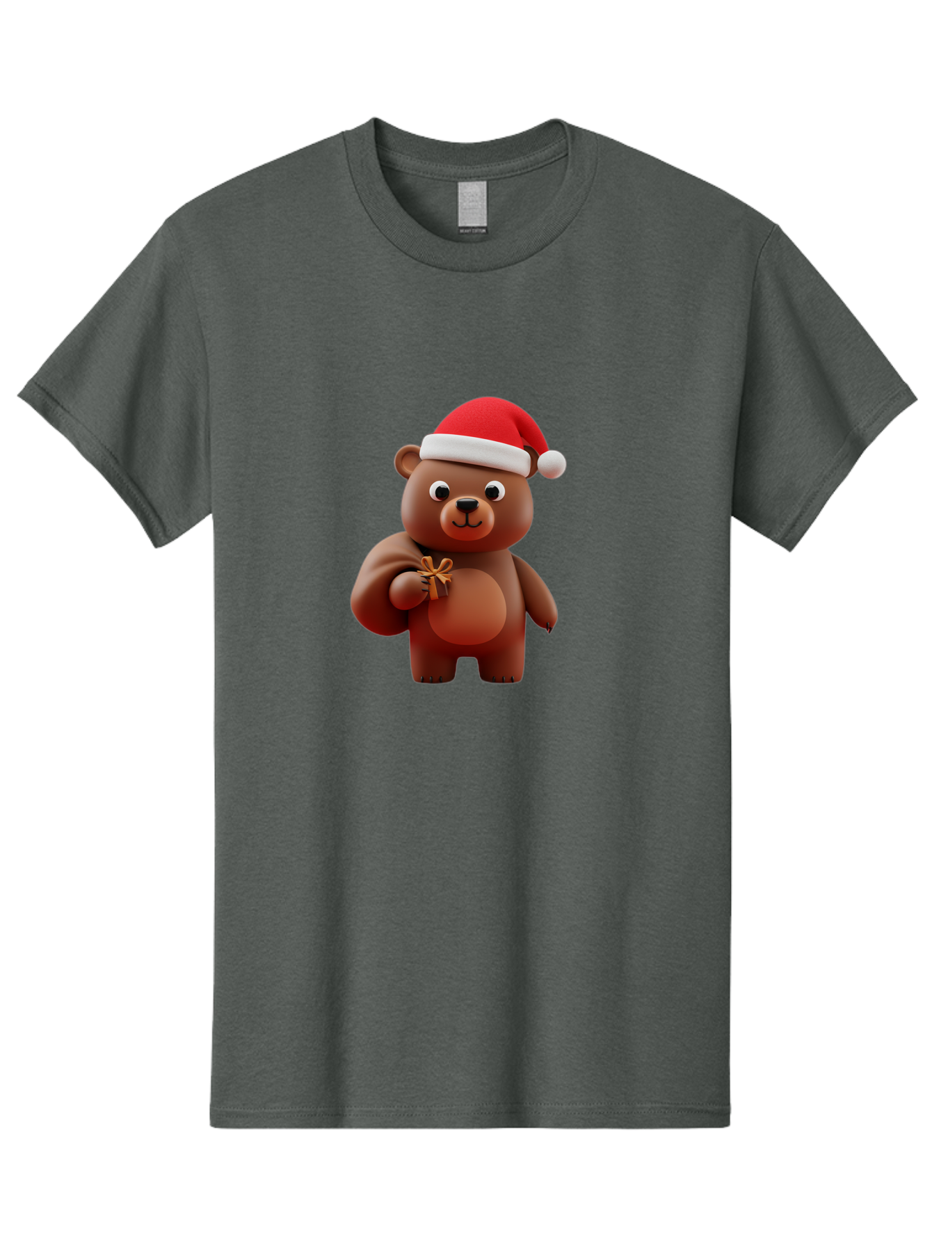 Teddy-In-Santa-Hat-1 Men'S Graphic Tee, 100% Cotton, Comfortable Casual Summer Wear, Machine Washable, Vintage Camera, Old Camera, Antique Camera, Black Camera, Classic Photography, Photography Equipment, Nostalgic Device, Film Camera, Baf585