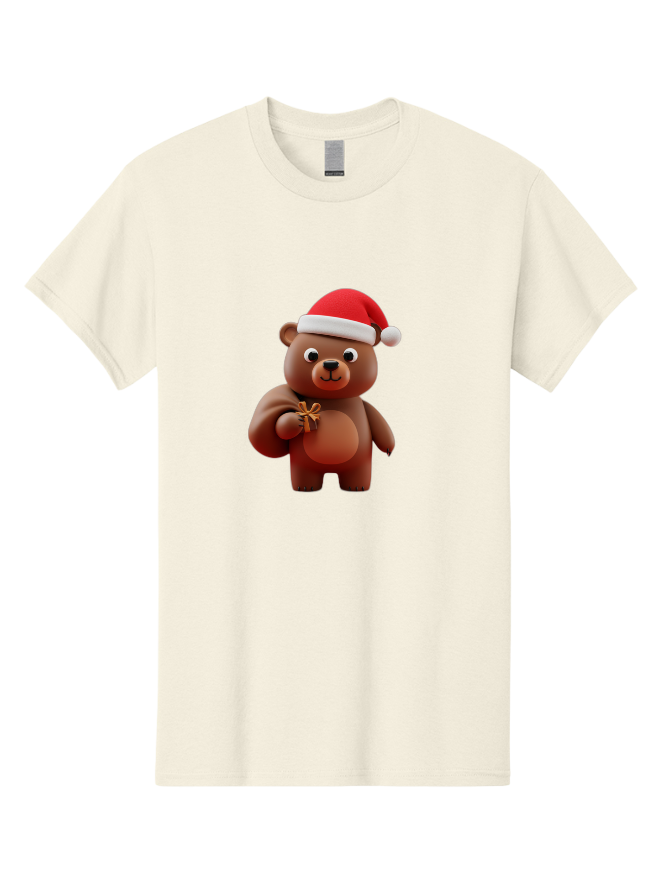 Teddy-In-Santa-Hat-1 Men'S Graphic Tee, 100% Cotton, Comfortable Casual Summer Wear, Machine Washable, Vintage Camera, Old Camera, Antique Camera, Black Camera, Classic Photography, Photography Equipment, Nostalgic Device, Film Camera, Baf585