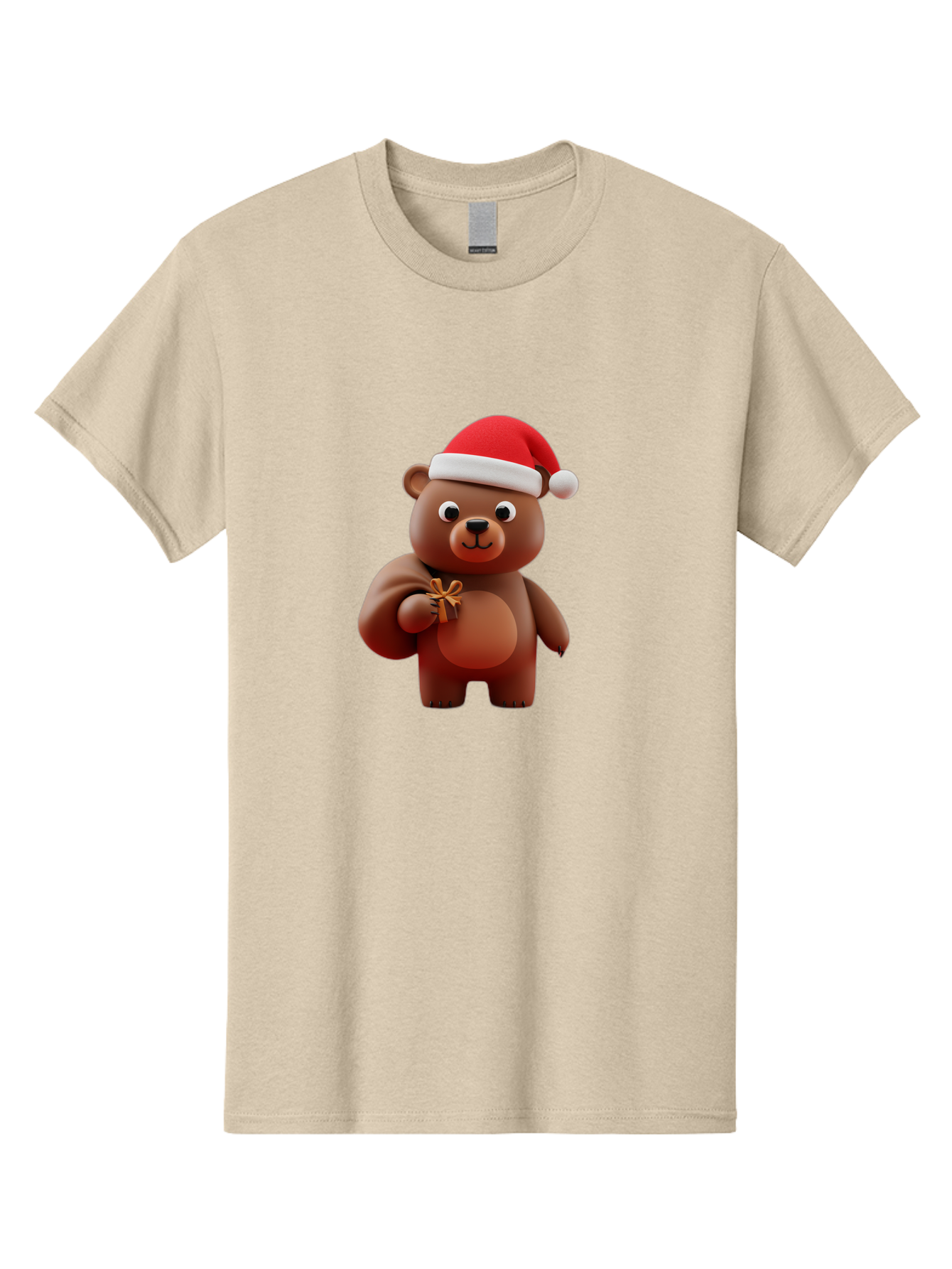 Teddy-In-Santa-Hat-1 Men'S Graphic Tee, 100% Cotton, Comfortable Casual Summer Wear, Machine Washable, Vintage Camera, Old Camera, Antique Camera, Black Camera, Classic Photography, Photography Equipment, Nostalgic Device, Film Camera, Baf585