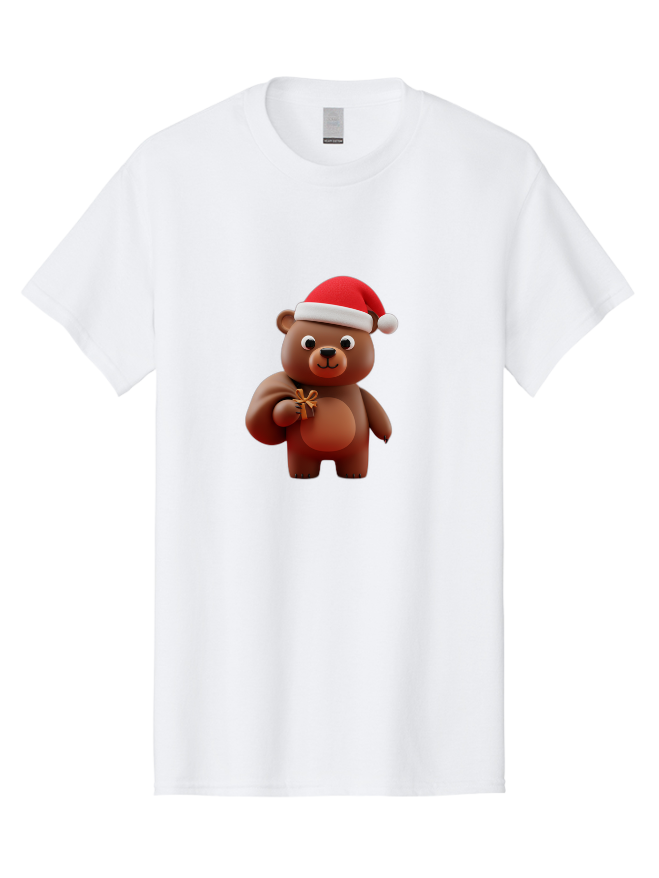 Teddy-In-Santa-Hat-1 Men'S Graphic Tee, 100% Cotton, Comfortable Casual Summer Wear, Machine Washable, Vintage Camera, Old Camera, Antique Camera, Black Camera, Classic Photography, Photography Equipment, Nostalgic Device, Film Camera, Baf585