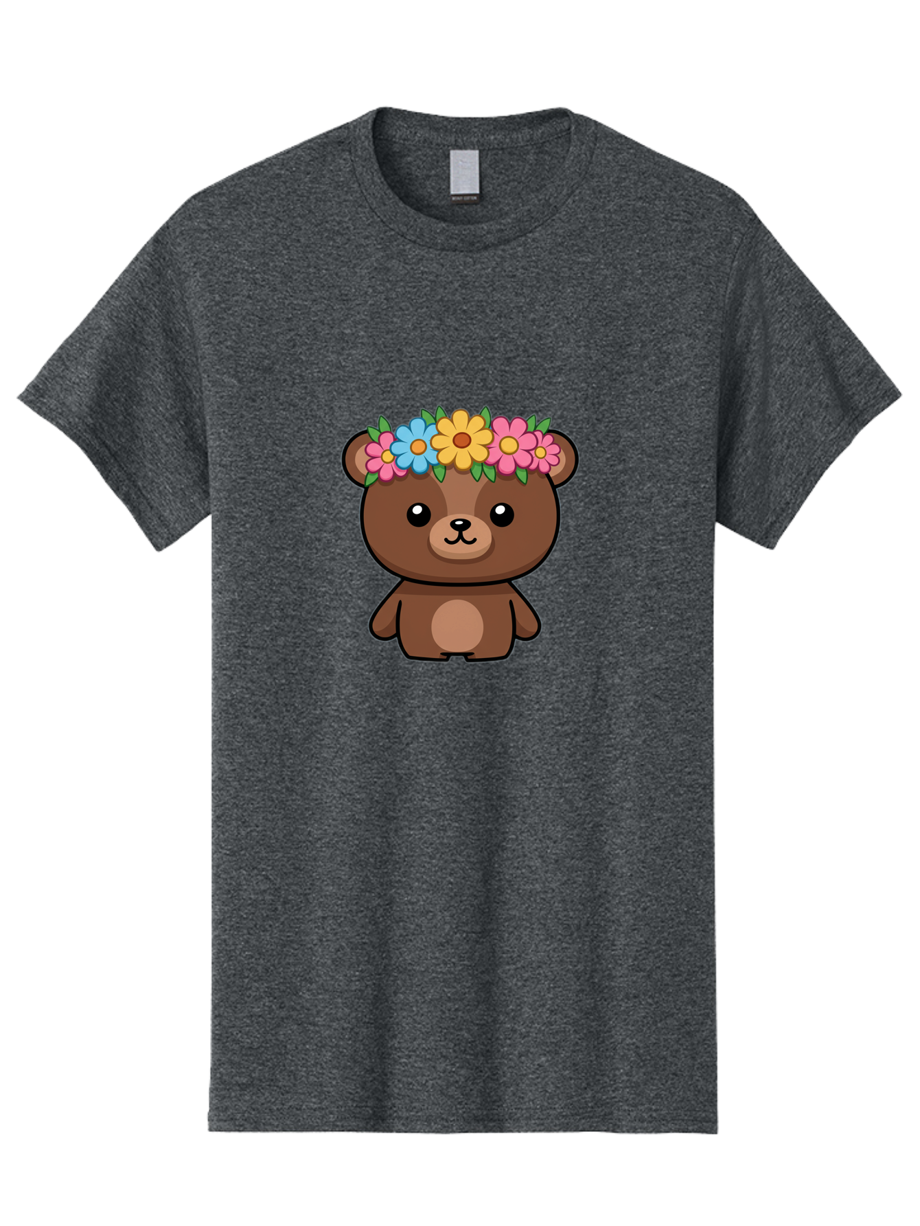 Teddy-With-Flowers Men'S Graphic Tee, 100% Cotton, Comfortable Casual Summer Wear, Machine Washable, Vintage Camera, Old Camera, Antique Camera, Black Camera, Classic Photography, Photography Equipment, Nostalgic Device, Film Camera, Baf593