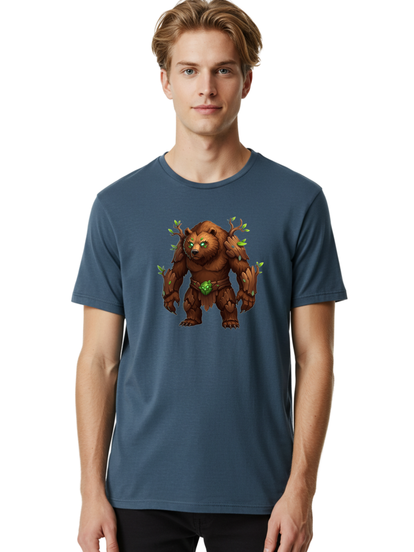 Treant-Bear Men'S Graphic Tee, 100% Cotton, Comfortable Casual Summer Wear, Machine Washable, Vintage Camera, Old Camera, Antique Camera, Black Camera, Classic Photography, Photography Equipment, Nostalgic Device, Film Camera, Camera Art Baf600