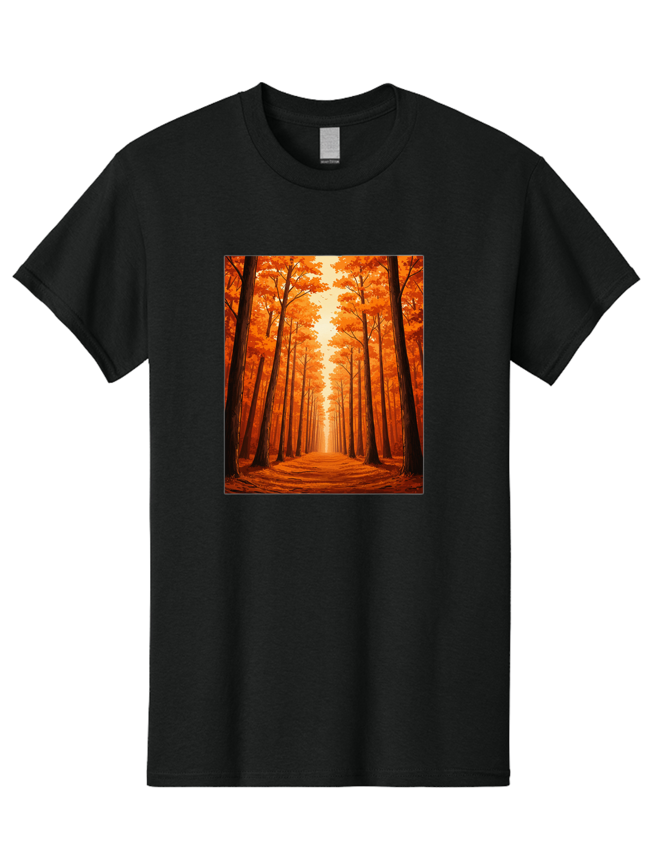 Tree-Lined-Pathway Men'S Graphic Tee, 100% Cotton, Comfortable Casual Summer Wear, Machine Washable, Vintage Camera, Old Camera, Antique Camera, Black Camera, Classic Photography, Photography Equipment, Nostalgic Device, Film Camera, Baf603
