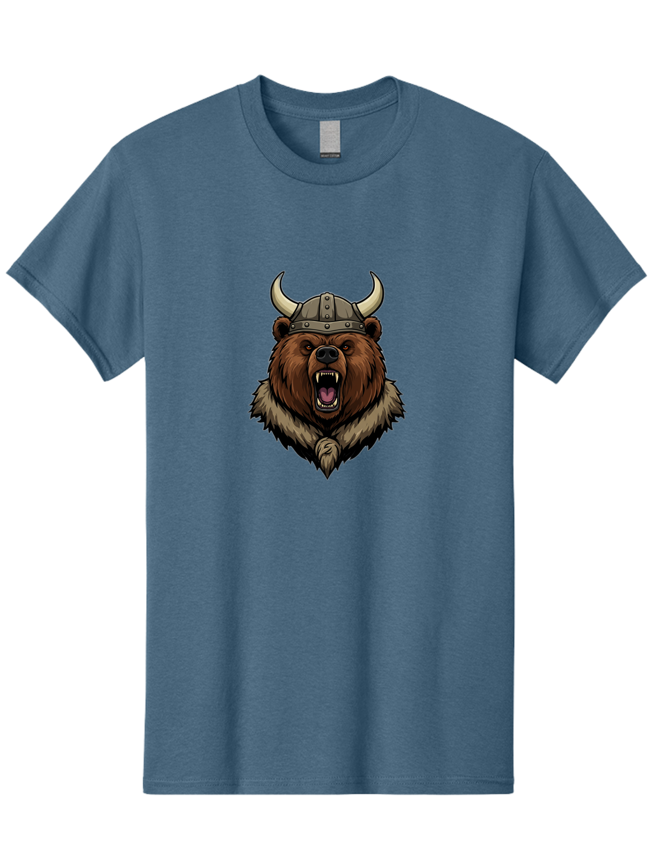 Viking-Bear-1 Men'S Graphic Tee, 100% Cotton, Comfortable Casual Summer Wear, Machine Washable, Vintage Camera, Old Camera, Antique Camera, Black Camera, Classic Photography, Photography Equipment, Nostalgic Device, Film Camera, Camera Art Baf616