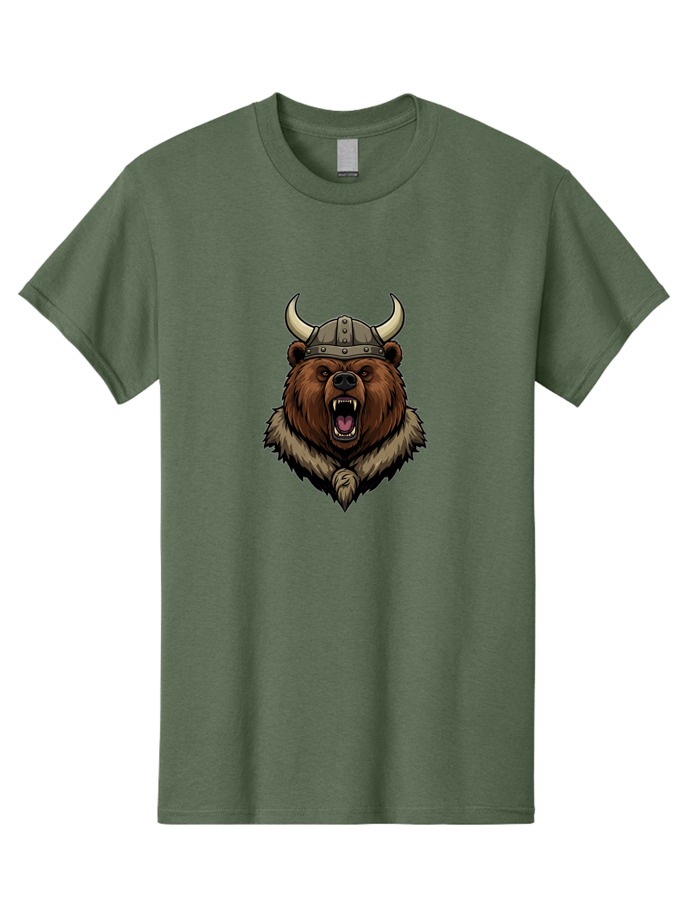 Viking-Bear-1 Men'S Graphic Tee, 100% Cotton, Comfortable Casual Summer Wear, Machine Washable, Vintage Camera, Old Camera, Antique Camera, Black Camera, Classic Photography, Photography Equipment, Nostalgic Device, Film Camera, Camera Art Baf616