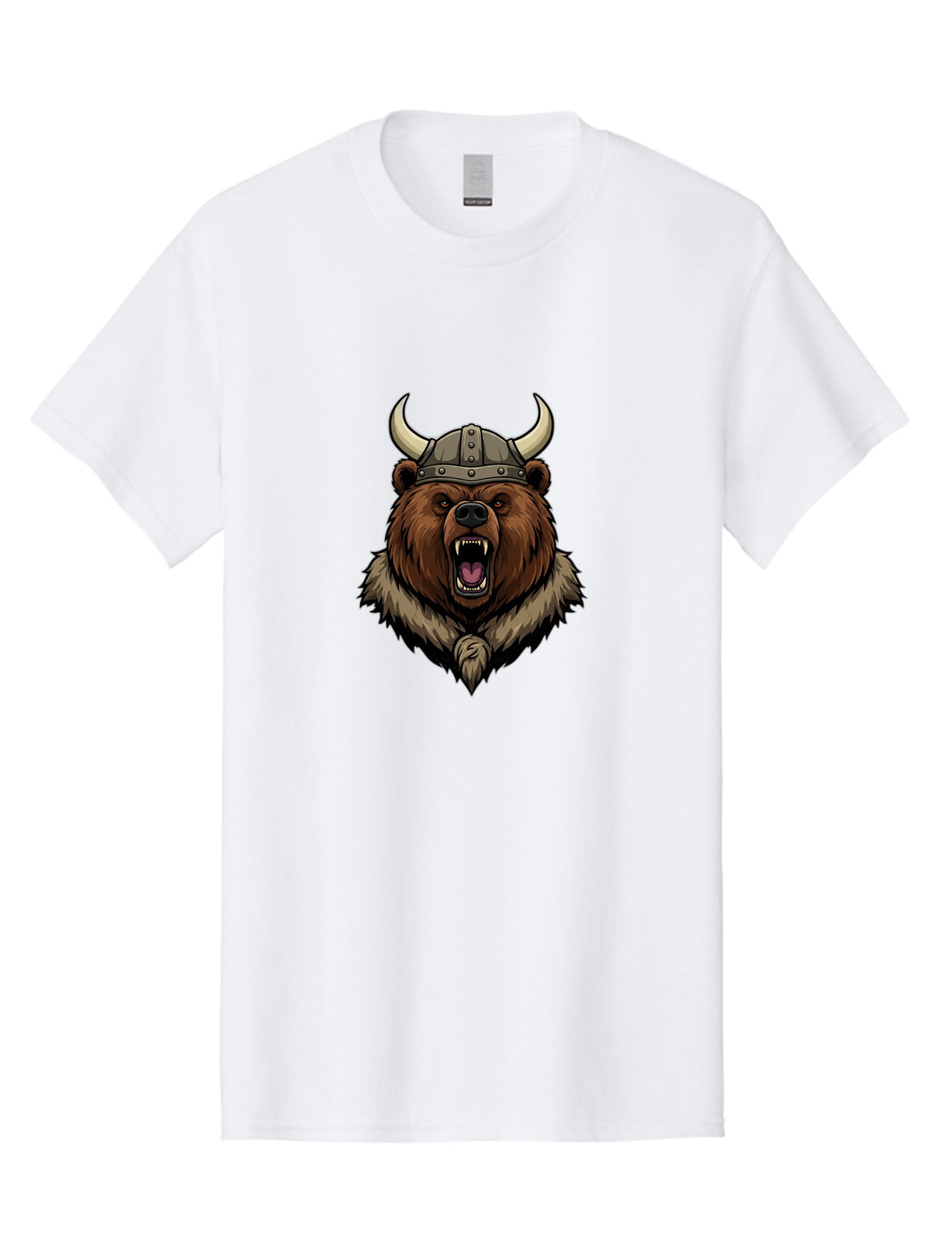 Viking-Bear-1 Men'S Graphic Tee, 100% Cotton, Comfortable Casual Summer Wear, Machine Washable, Vintage Camera, Old Camera, Antique Camera, Black Camera, Classic Photography, Photography Equipment, Nostalgic Device, Film Camera, Camera Art Baf616