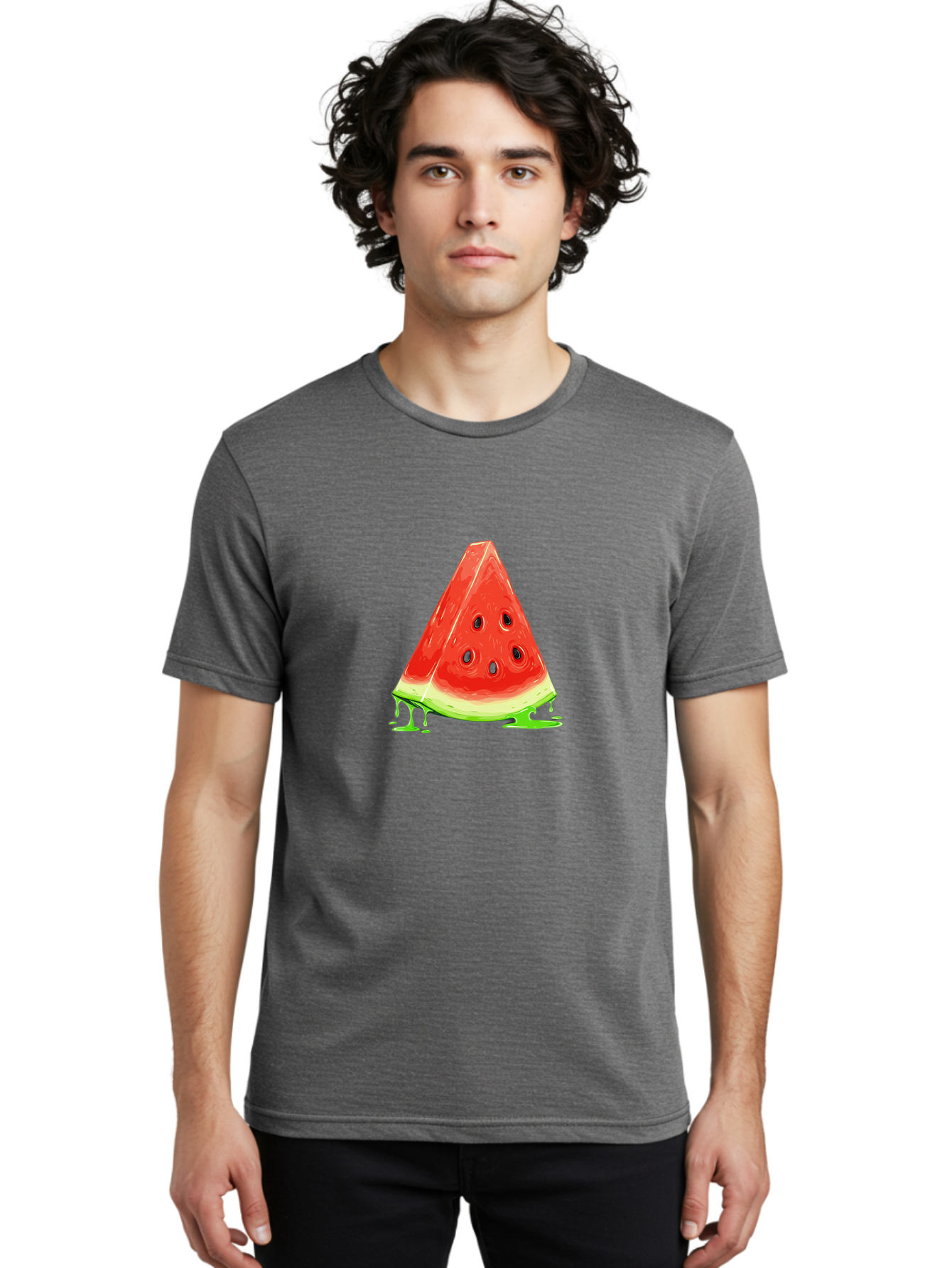 Watermelon-Slice-1 Men'S Graphic Tee, 100% Cotton, Comfortable Casual Summer Wear, Machine Washable, Vintage Camera, Old Camera, Antique Camera, Black Camera, Classic Photography, Photography Equipment, Nostalgic Device, Film Camera, Baf621
