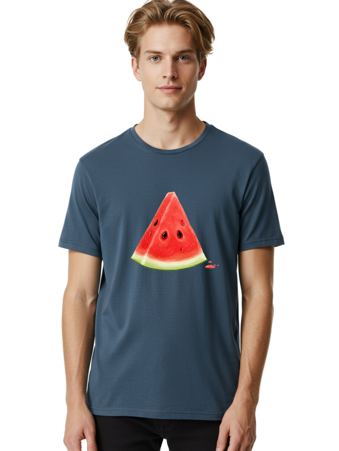 Watermelon-Slice-11 Men'S Graphic Tee, 100% Cotton, Comfortable Casual Summer Wear, Machine Washable, Vintage Camera, Old Camera, Antique Camera, Black Camera, Classic Photography, Photography Equipment, Nostalgic Device, Film Camera, Baf623