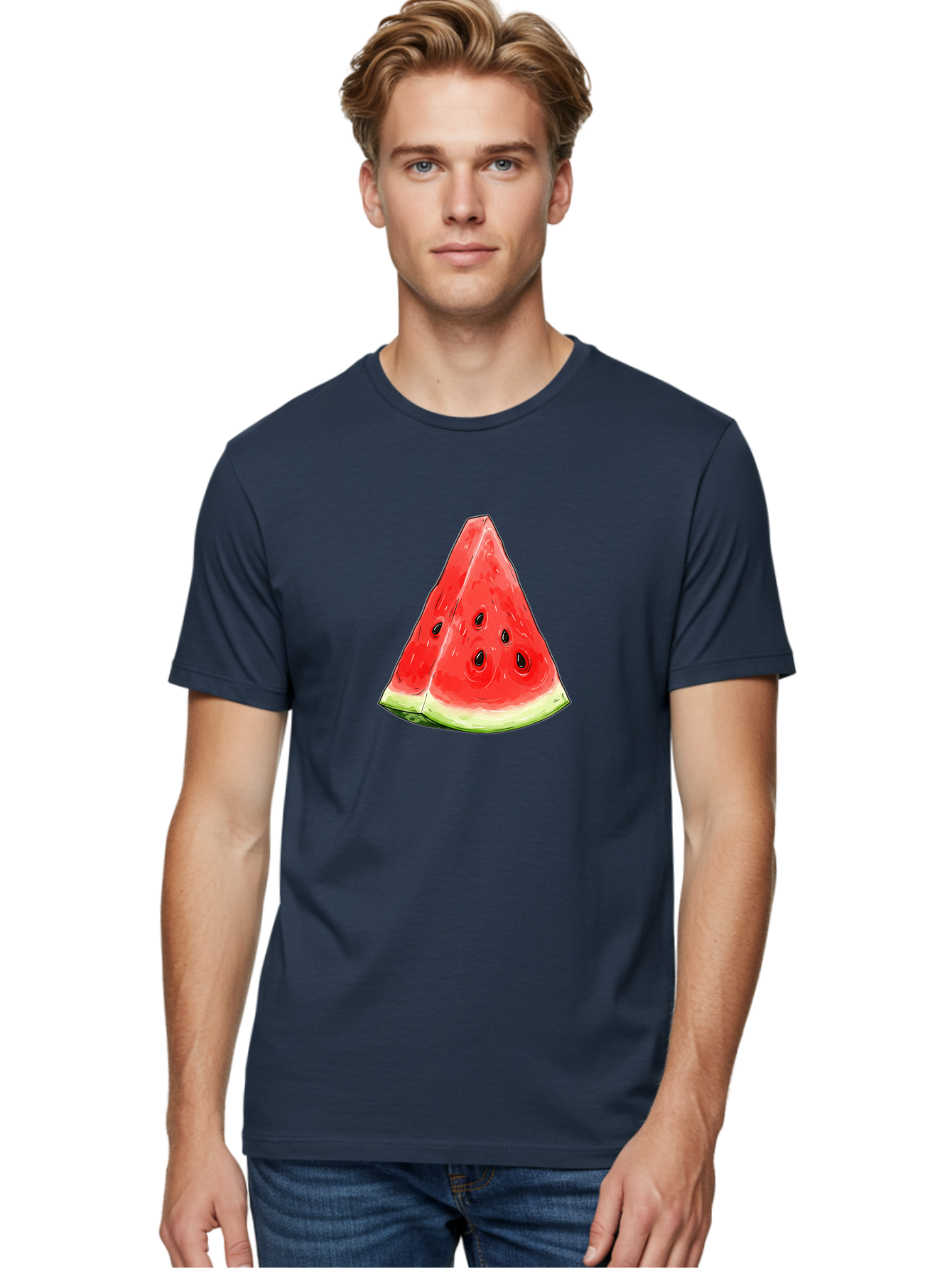 Watermelon-Slice-16 Men'S Graphic Tee, 100% Cotton, Comfortable Casual Summer Wear, Machine Washable, Vintage Camera, Old Camera, Antique Camera, Black Camera, Classic Photography, Photography Equipment, Nostalgic Device, Film Camera, Baf628