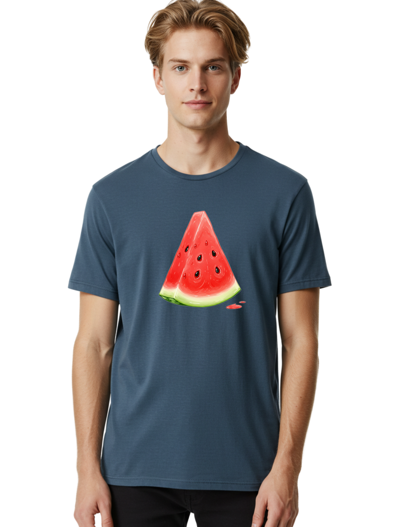 Watermelon-Slice-18 Men'S Graphic Tee, 100% Cotton, Comfortable Casual Summer Wear, Machine Washable, Vintage Camera, Old Camera, Antique Camera, Black Camera, Classic Photography, Photography Equipment, Nostalgic Device, Film Camera, Baf630