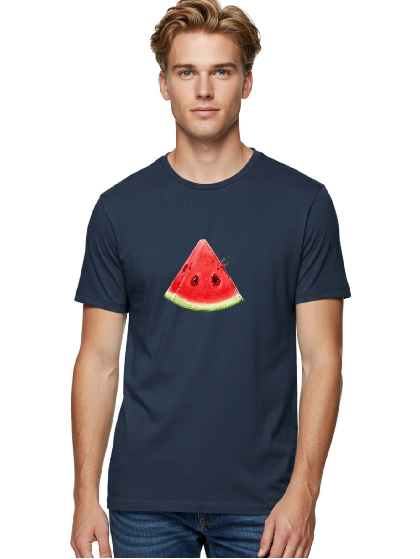 Watermelon-Slice-19 Men'S Graphic Tee, 100% Cotton, Comfortable Casual Summer Wear, Machine Washable, Vintage Camera, Old Camera, Antique Camera, Black Camera, Classic Photography, Photography Equipment, Nostalgic Device, Film Camera, Baf631