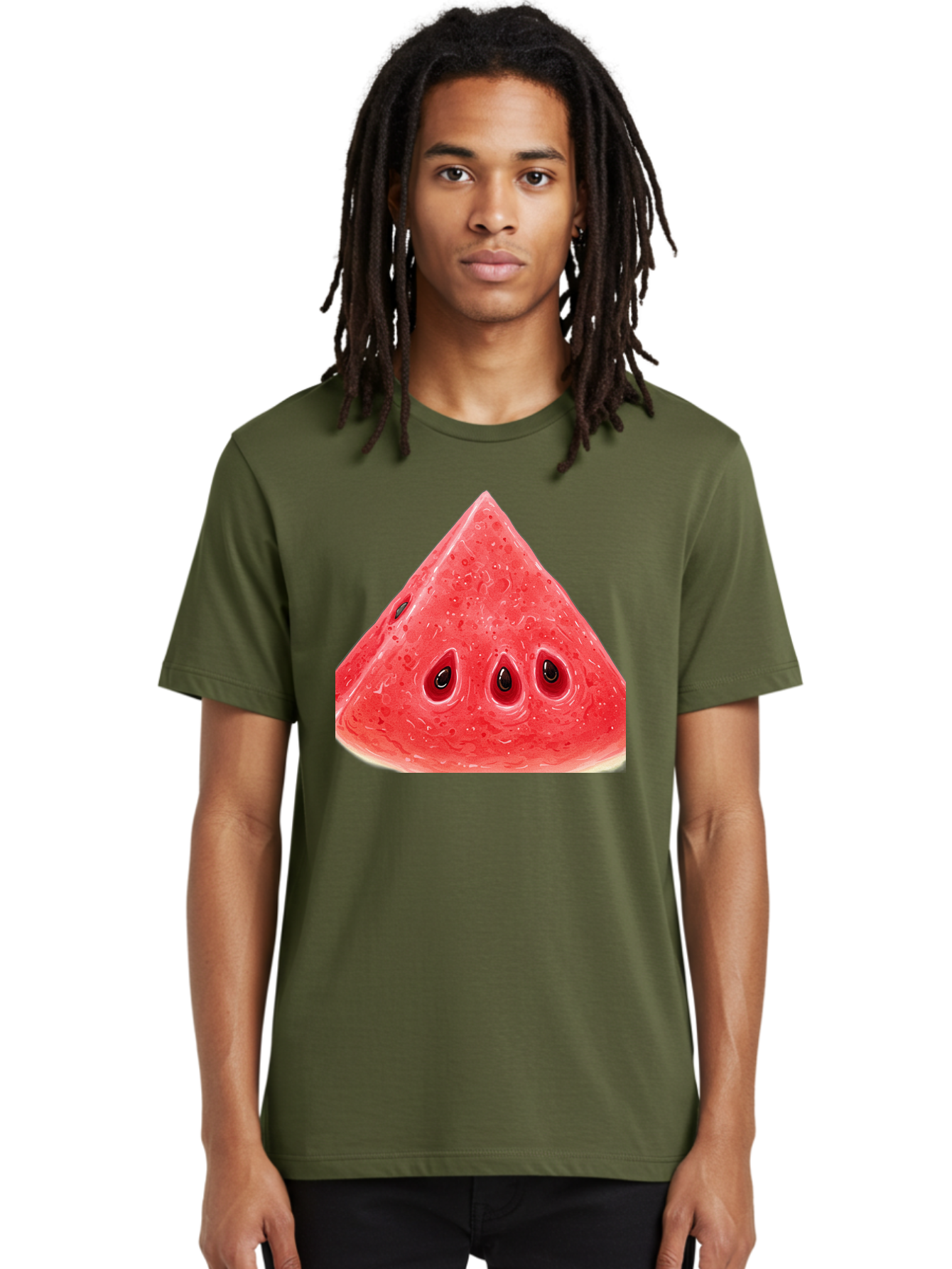 Watermelon-Slice-4 Men'S Graphic Tee, 100% Cotton, Comfortable Casual Summer Wear, Machine Washable, Vintage Camera, Old Camera, Antique Camera, Black Camera, Classic Photography, Photography Equipment, Nostalgic Device, Film Camera, Baf636