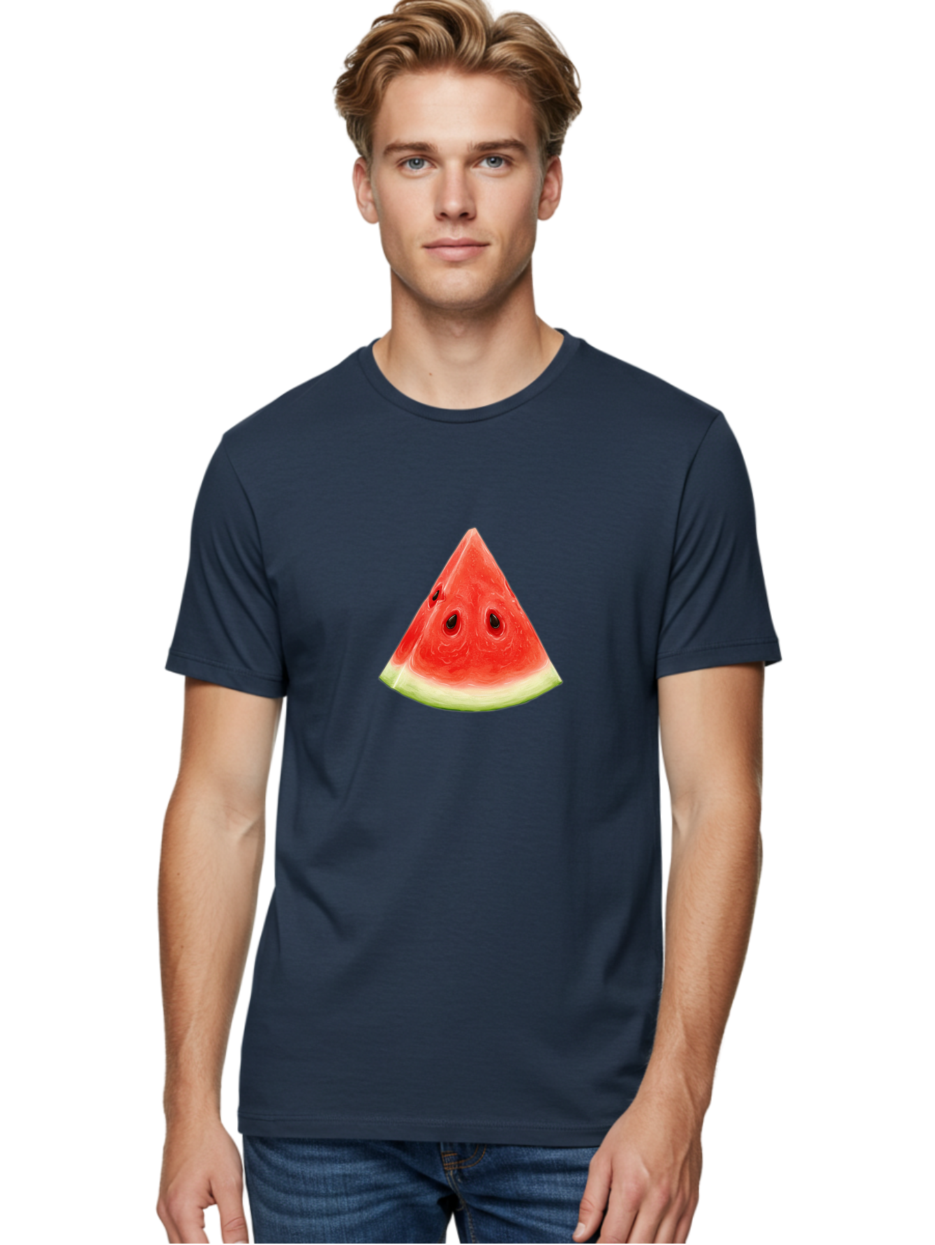 Watermelon-Slice-7 Men'S Graphic Tee, 100% Cotton, Comfortable Casual Summer Wear, Machine Washable, Vintage Camera, Old Camera, Antique Camera, Black Camera, Classic Photography, Photography Equipment, Nostalgic Device, Film Camera, Baf639