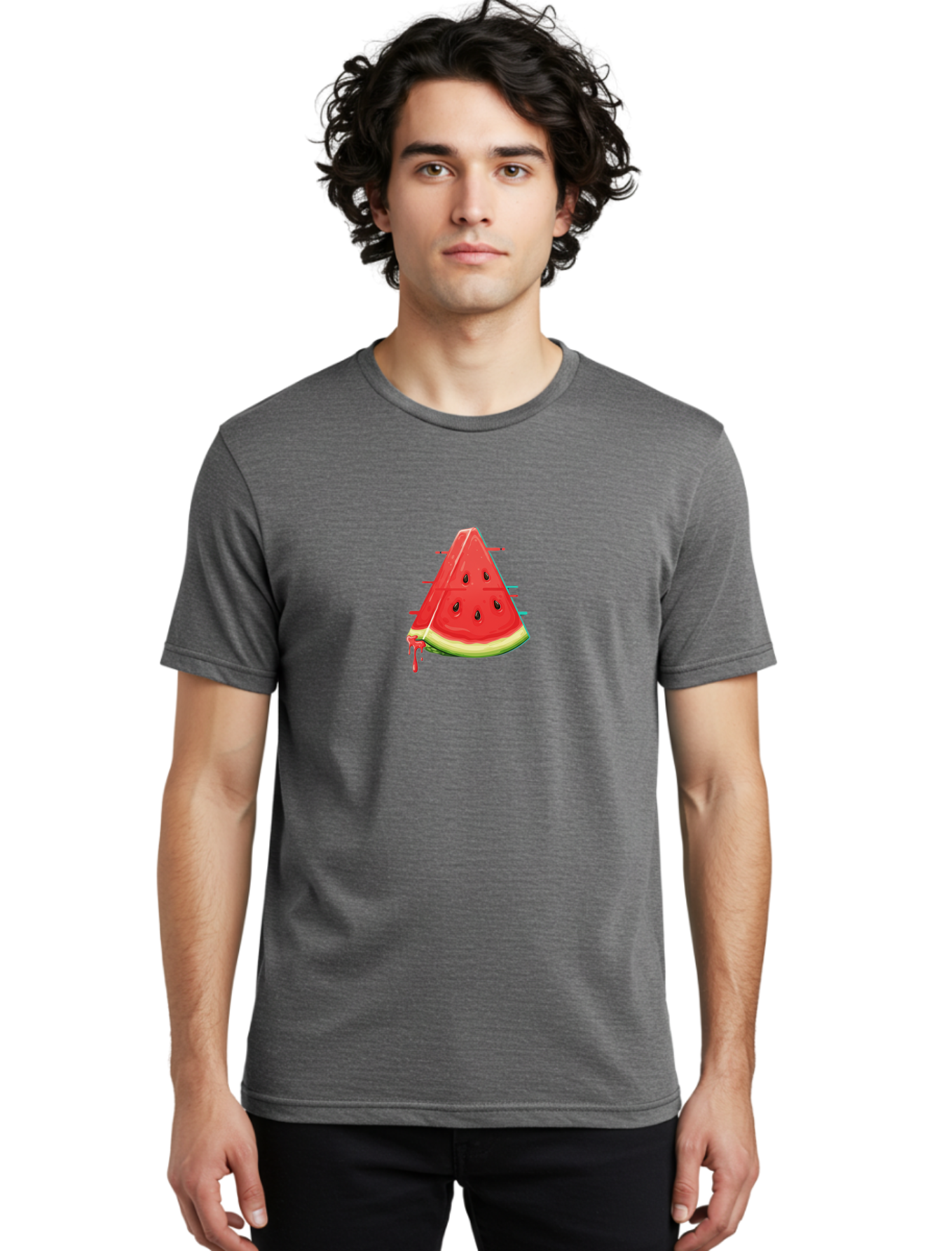 Watermelon-Slice-9 Men'S Graphic Tee, 100% Cotton, Comfortable Casual Summer Wear, Machine Washable, Vintage Camera, Old Camera, Antique Camera, Black Camera, Classic Photography, Photography Equipment, Nostalgic Device, Film Camera, Baf641
