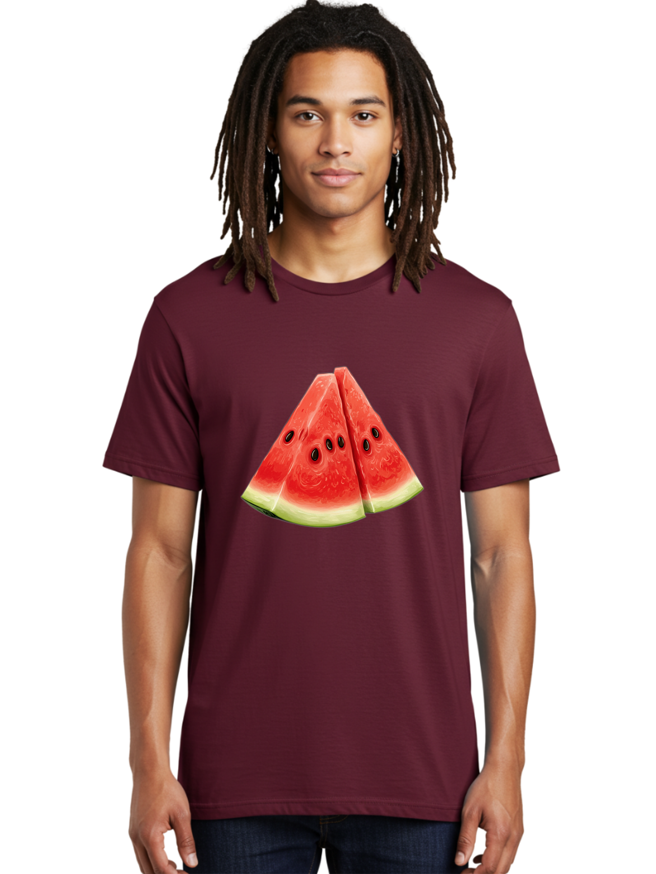 Watermelon-Slices Men'S Graphic Tee, 100% Cotton, Comfortable Casual Summer Wear, Machine Washable, Vintage Camera, Old Camera, Antique Camera, Black Camera, Classic Photography, Photography Equipment, Nostalgic Device, Film Camera, Camera Art Baf643