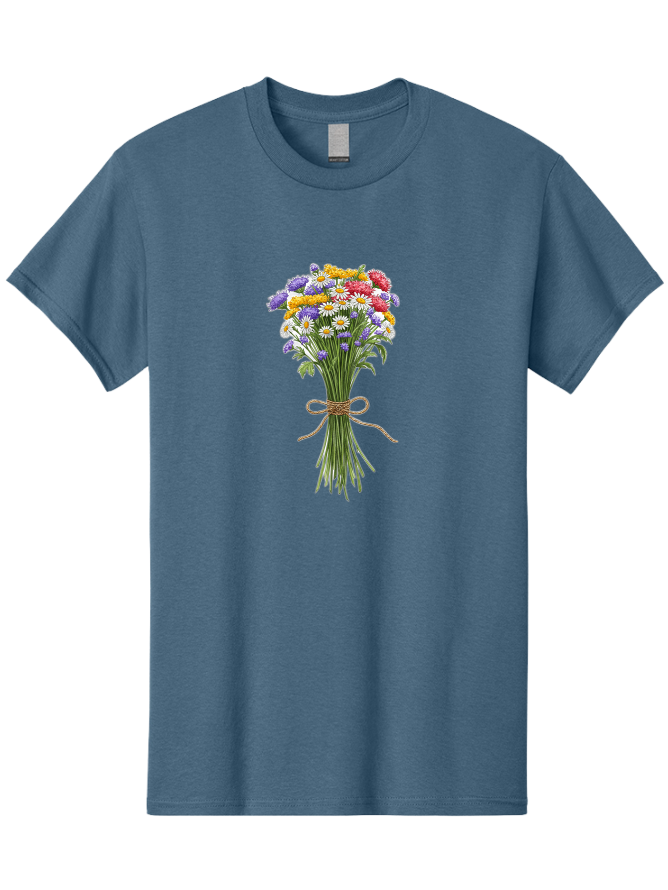 Wild-Flower-Bouquet-1 Men'S Graphic Tee, 100% Cotton, Comfortable Casual Summer Wear, Machine Washable, Vintage Camera, Old Camera, Antique Camera, Black Camera, Classic Photography, Photography Equipment, Nostalgic Device, Film Camera, Baf647