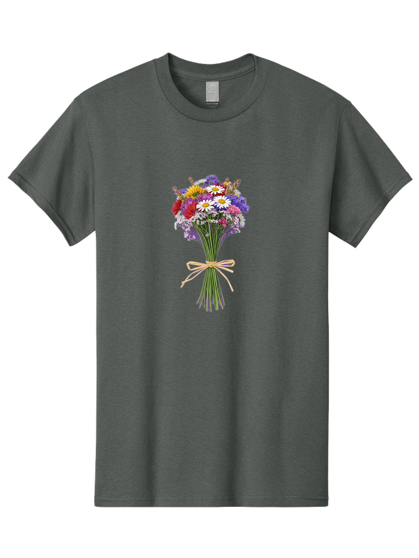 Wild-Flower-Bouquet Men'S Graphic Tee, 100% Cotton, Comfortable Casual Summer Wear, Machine Washable, Vintage Camera, Old Camera, Antique Camera, Black Camera, Classic Photography, Photography Equipment, Nostalgic Device, Film Camera, Baf648
