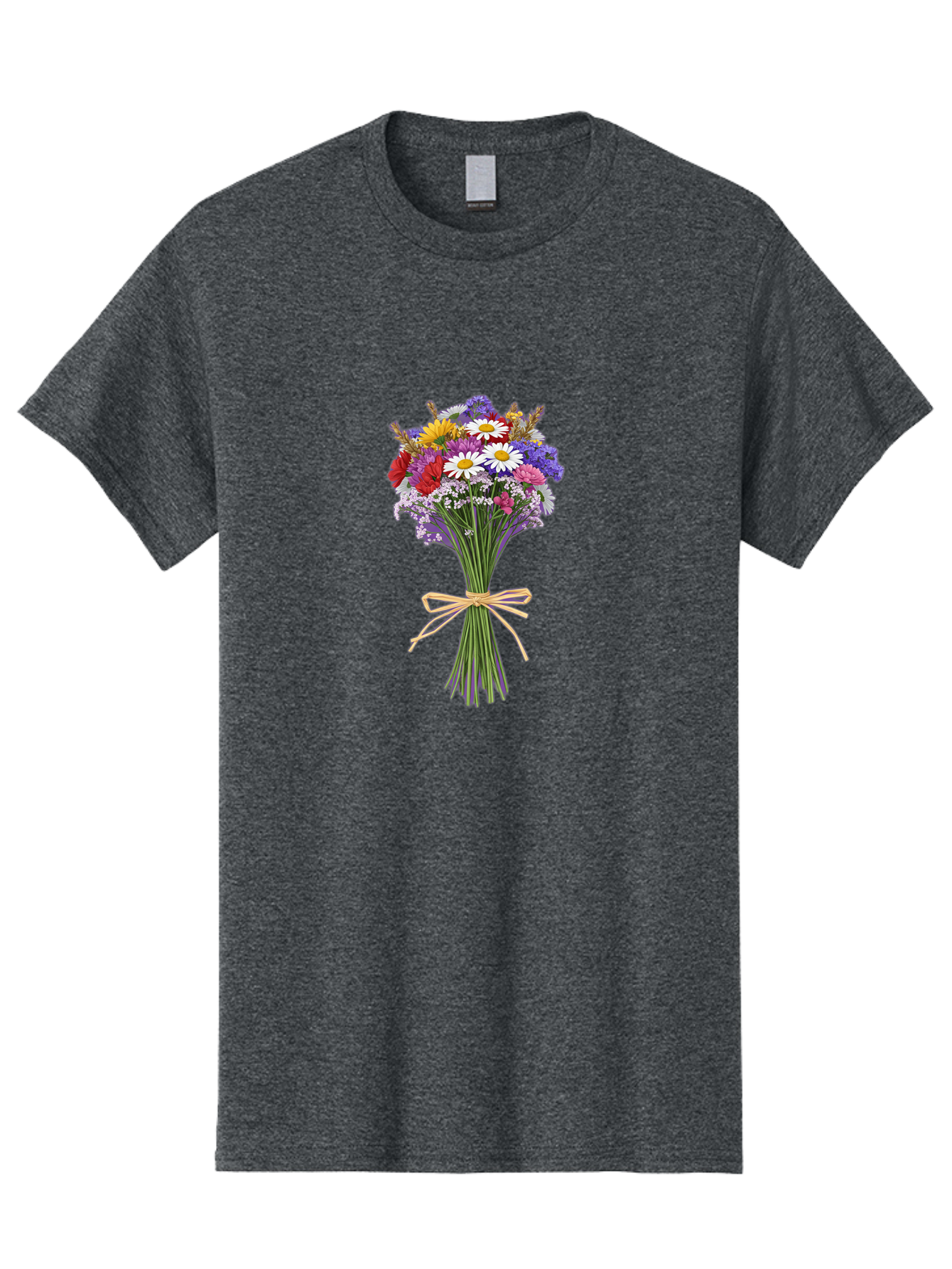 Wild-Flower-Bouquet Men'S Graphic Tee, 100% Cotton, Comfortable Casual Summer Wear, Machine Washable, Vintage Camera, Old Camera, Antique Camera, Black Camera, Classic Photography, Photography Equipment, Nostalgic Device, Film Camera, Baf648