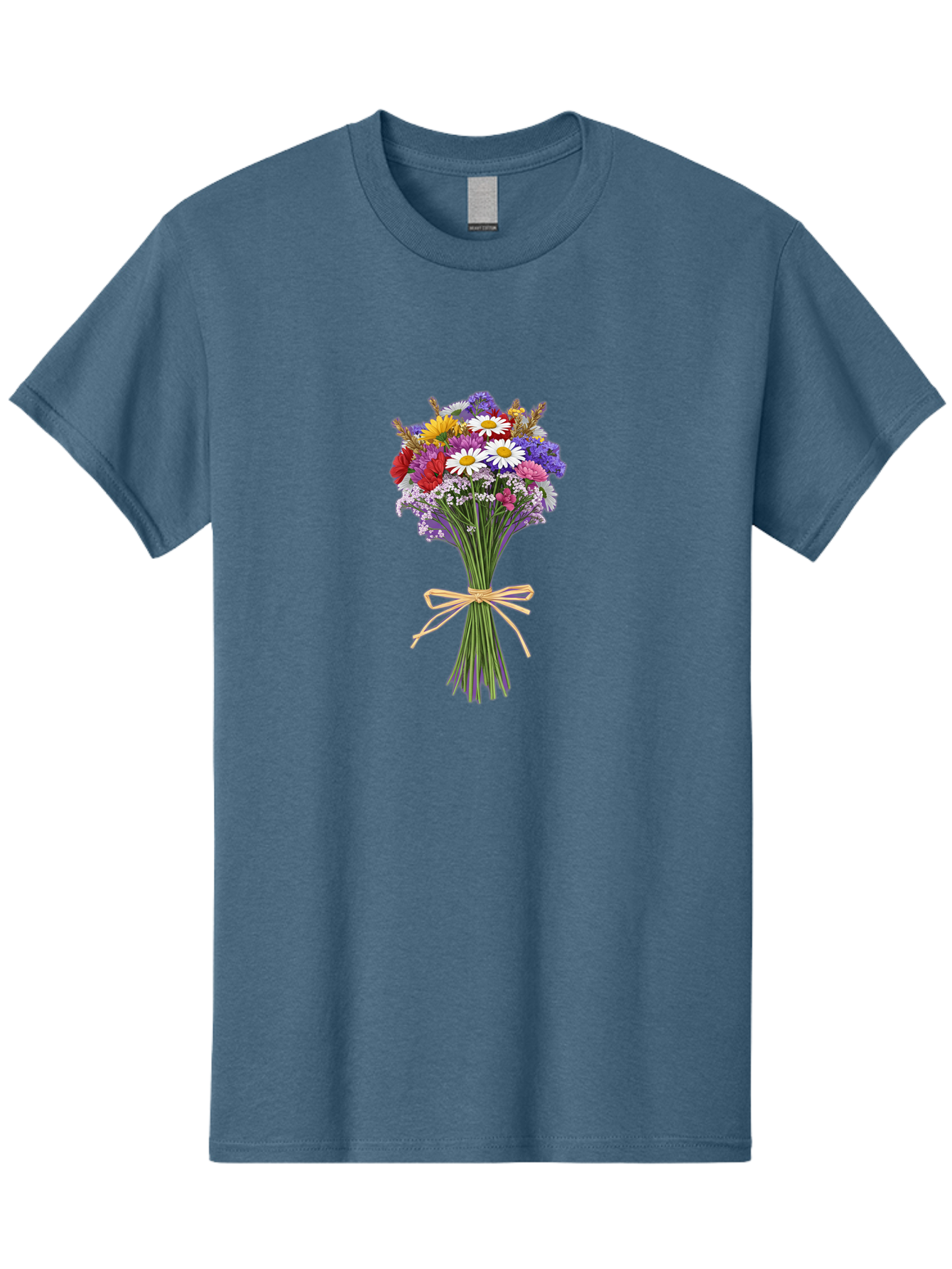 Wild-Flower-Bouquet Men'S Graphic Tee, 100% Cotton, Comfortable Casual Summer Wear, Machine Washable, Vintage Camera, Old Camera, Antique Camera, Black Camera, Classic Photography, Photography Equipment, Nostalgic Device, Film Camera, Baf648