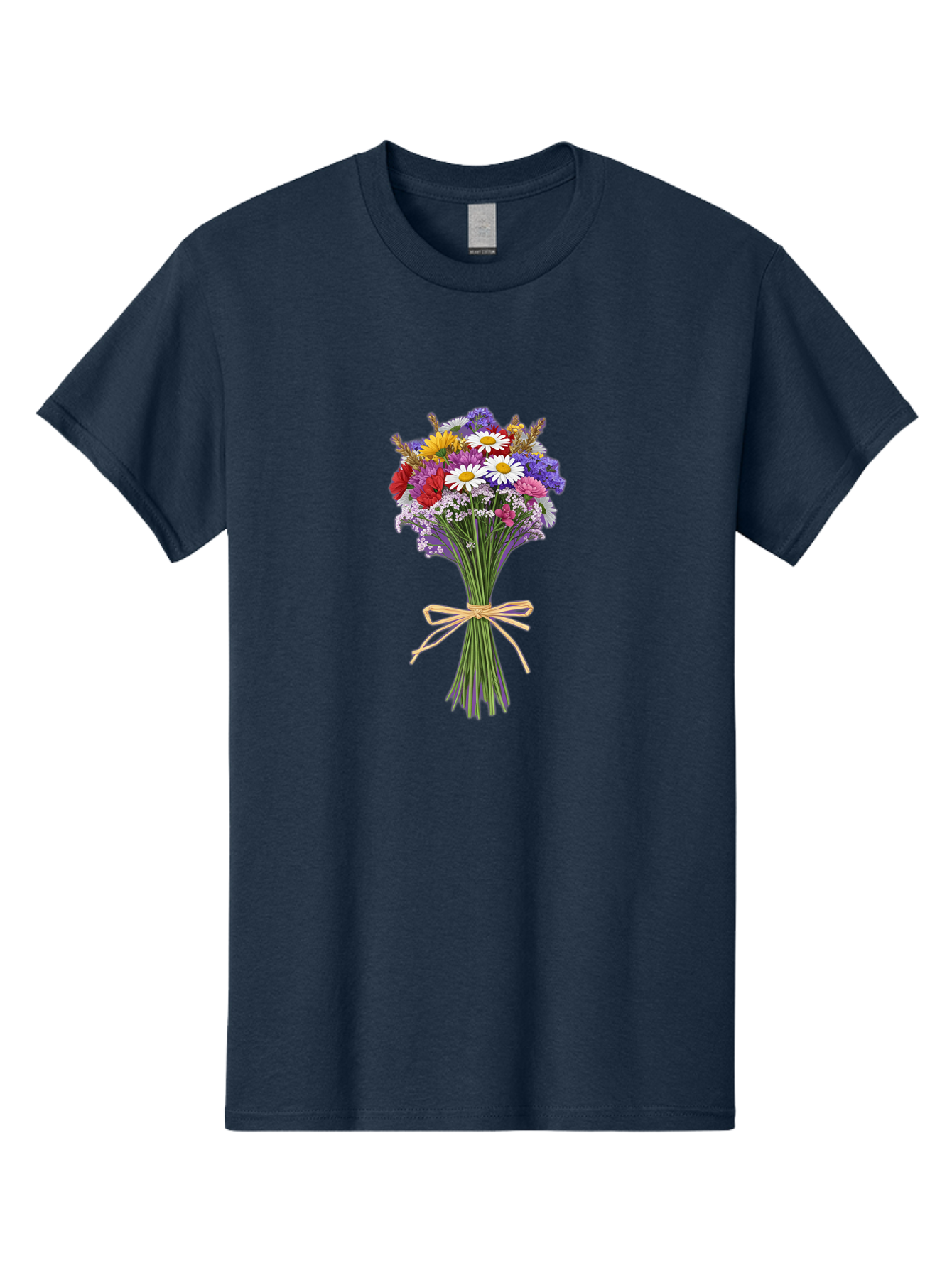 Wild-Flower-Bouquet Men'S Graphic Tee, 100% Cotton, Comfortable Casual Summer Wear, Machine Washable, Vintage Camera, Old Camera, Antique Camera, Black Camera, Classic Photography, Photography Equipment, Nostalgic Device, Film Camera, Baf648